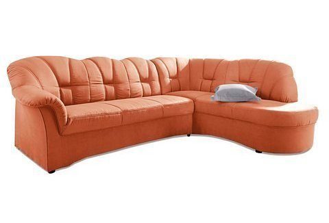 DOMO collection Ecksofa Papenburg, zeitlose Rückensteppung, günstig online kaufen
