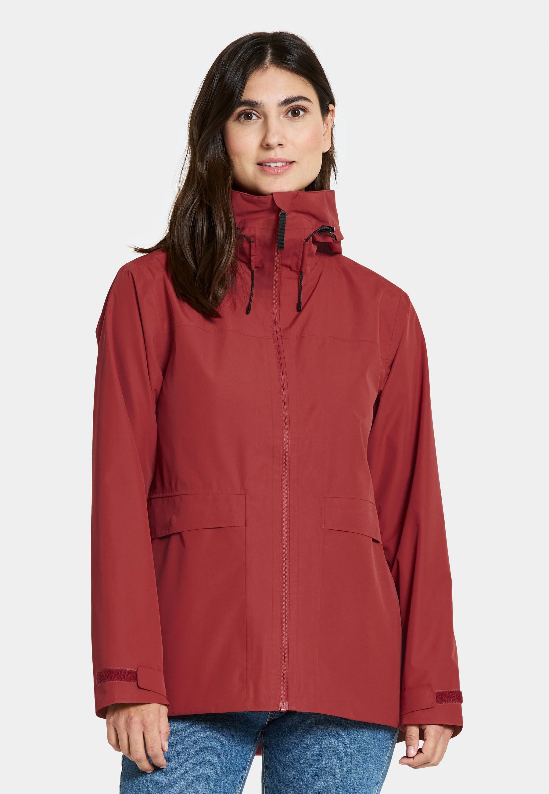 Didriksons Allwetterjacke Damen Übergangsjacke Regenjacke Wasserdicht JOANNA mit Taschen