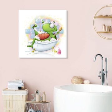 Posterlounge Alu-Dibond-Druck Tooshtoosh, Drachen in der Badewanne, Kinderzimmer Illustration