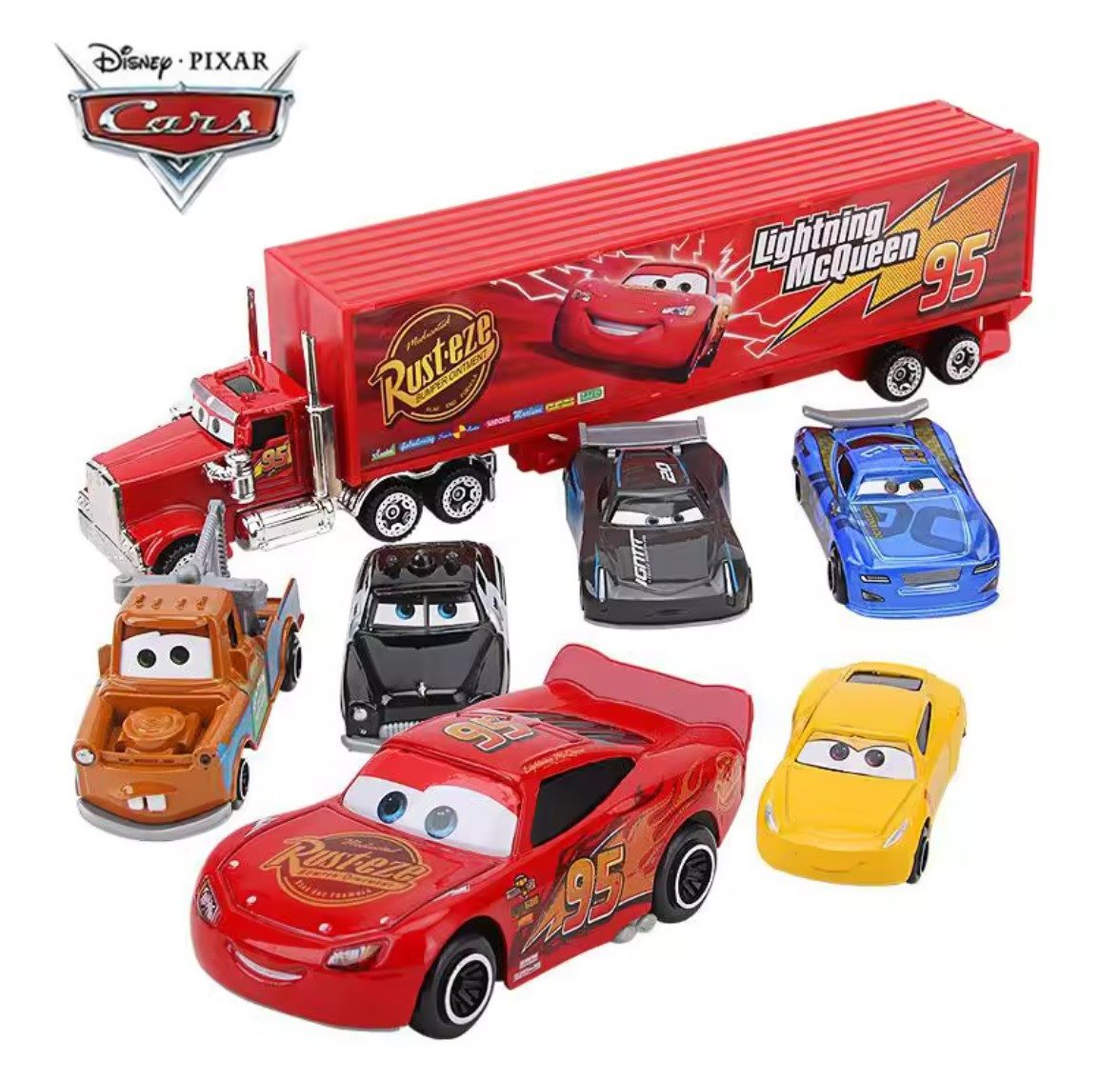 Disney Spielzeug-Auto 7-teiliges Auto-Spielzeugset – Lightning günstig online kaufen