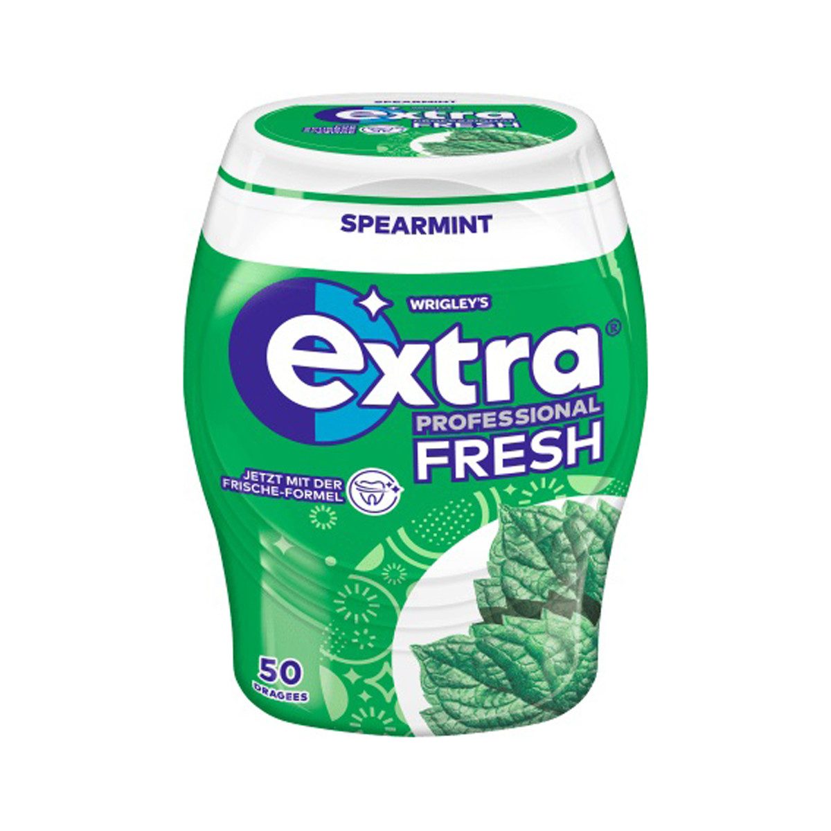 Wrigleys Extra Süßigkeit, Wrigleys Extra Professional Minze ohne Zucker 50 Dragees 70g