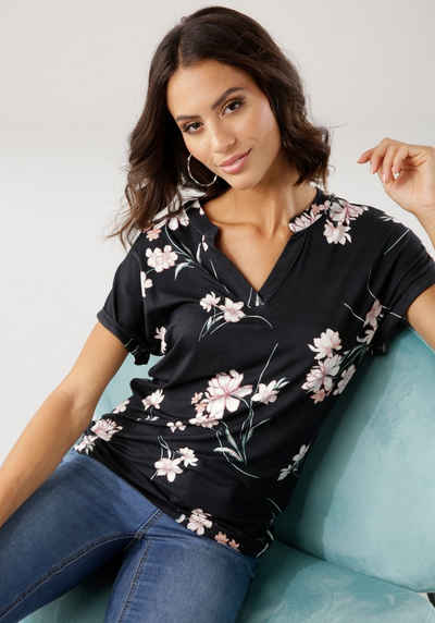 Laura Scott T-Shirt mit floralem Print - NEUE KOLLEKTION