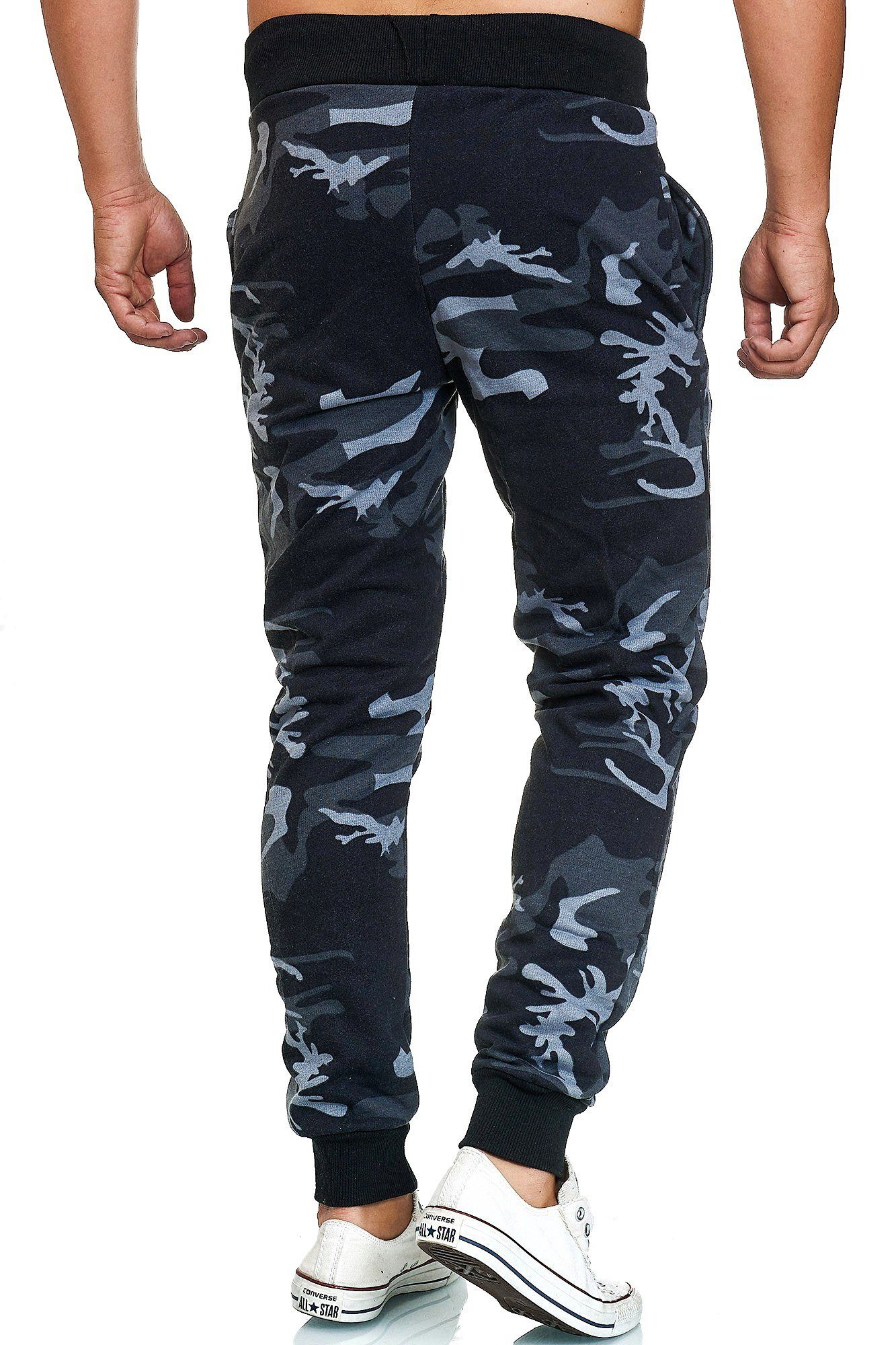 L.gonline Jogginghose Herren JoggingHOSE lang, Trainingshose Baumwolle, Sporthose mit (Sweatpants, 1-tlg) mit elastischem Bund