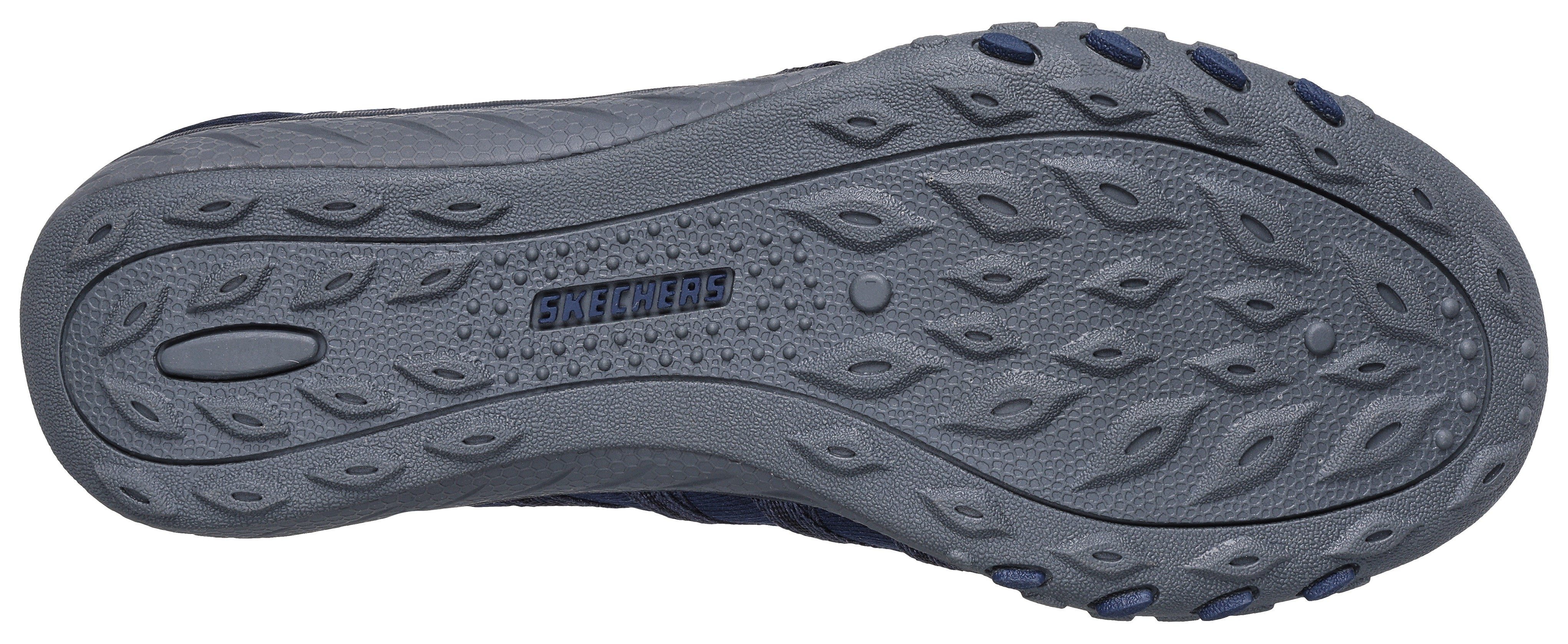 Skechers BREATHE-EASY-ROLL-WITH-ME Slip-On Sneaker Freizeitschuh für Maschinenwäsche geeignet