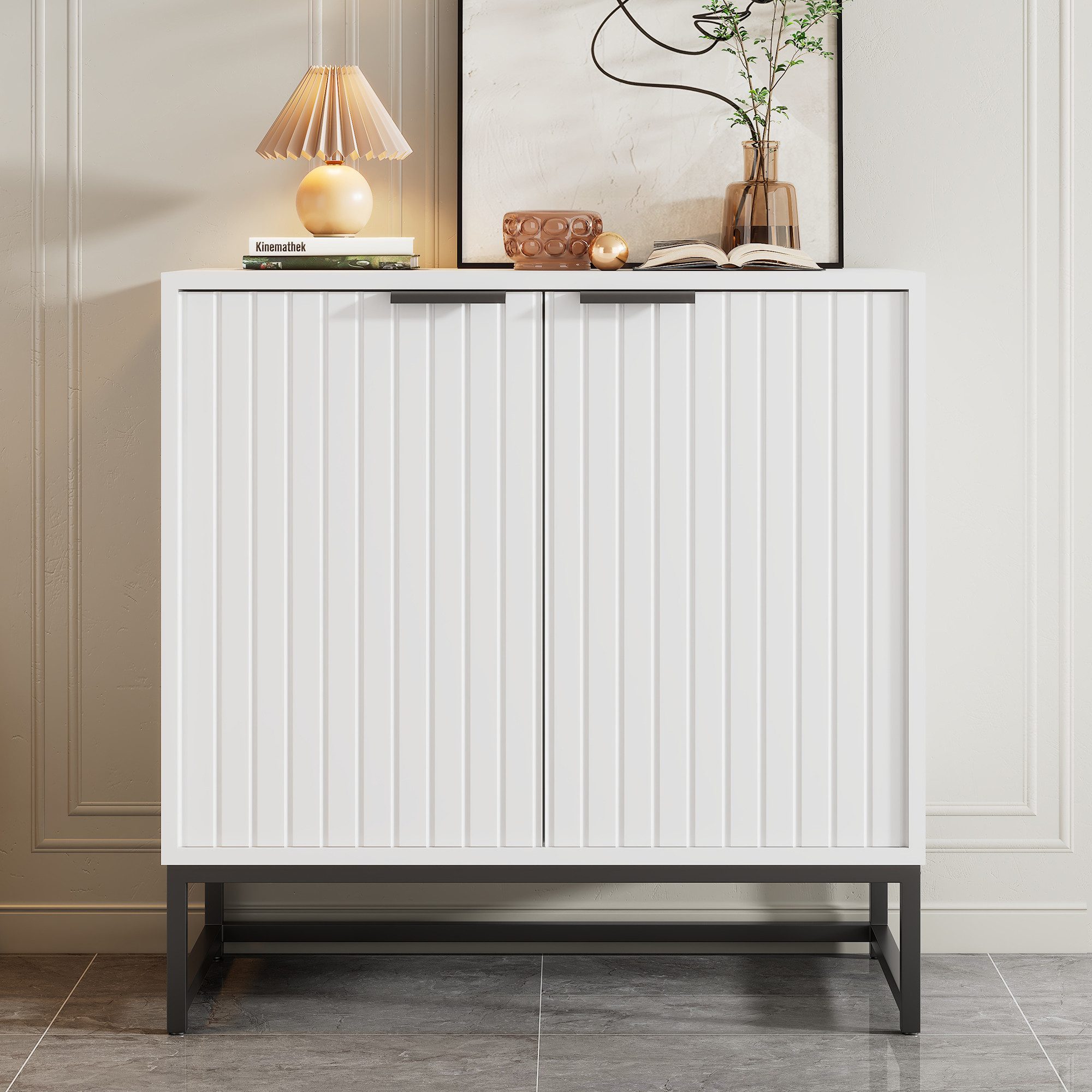 Refined Living Sideboard Kommode mit 2/4 Türen in Vakuum-Formgebung, Stands günstig online kaufen