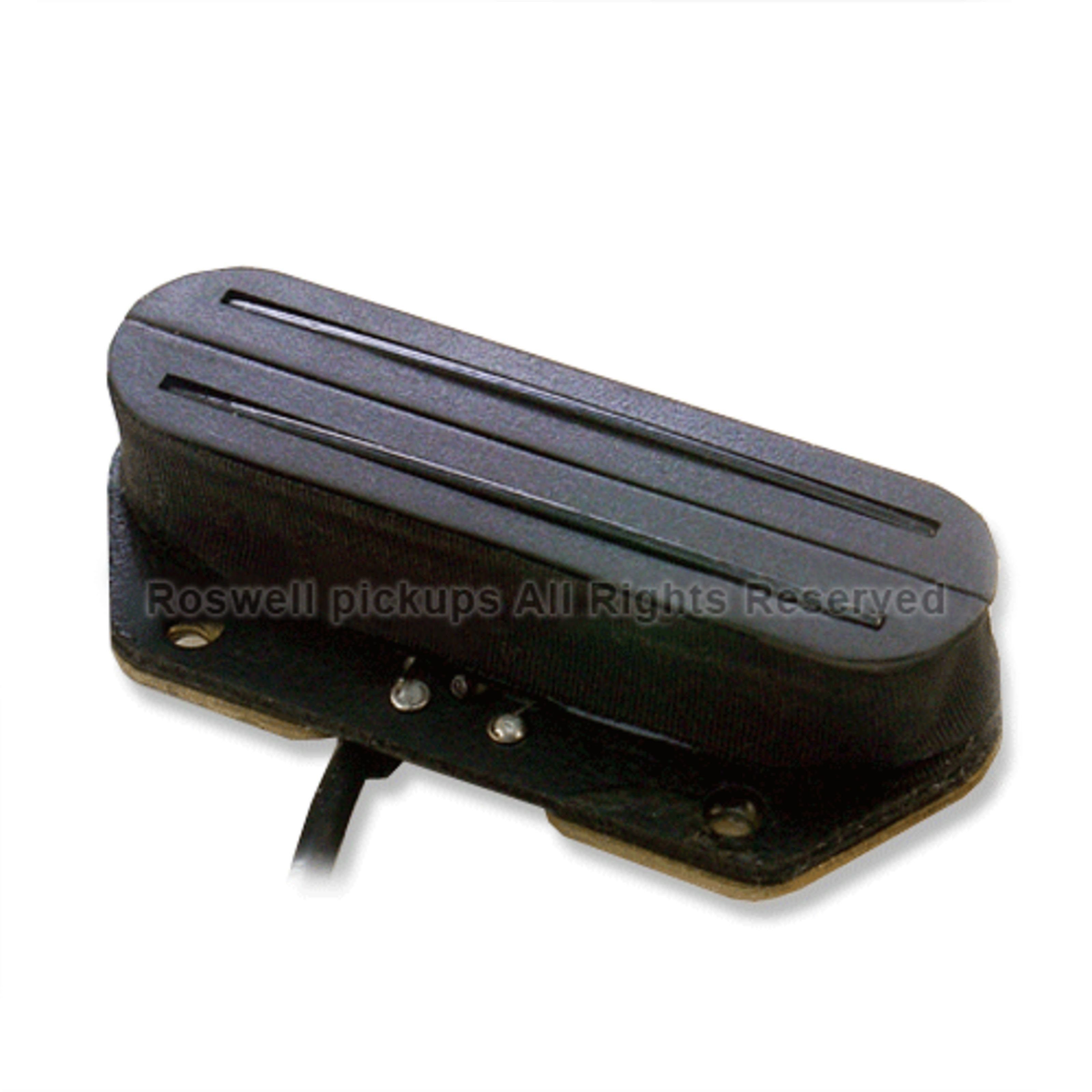 Roswell Pickups Tonabnehmer, (E-Gitarre Tonabnehmer, Humbucker im Single-Coil-Format), TEH Bridge Black - Humbucker Tonabnehmer für Gitarren