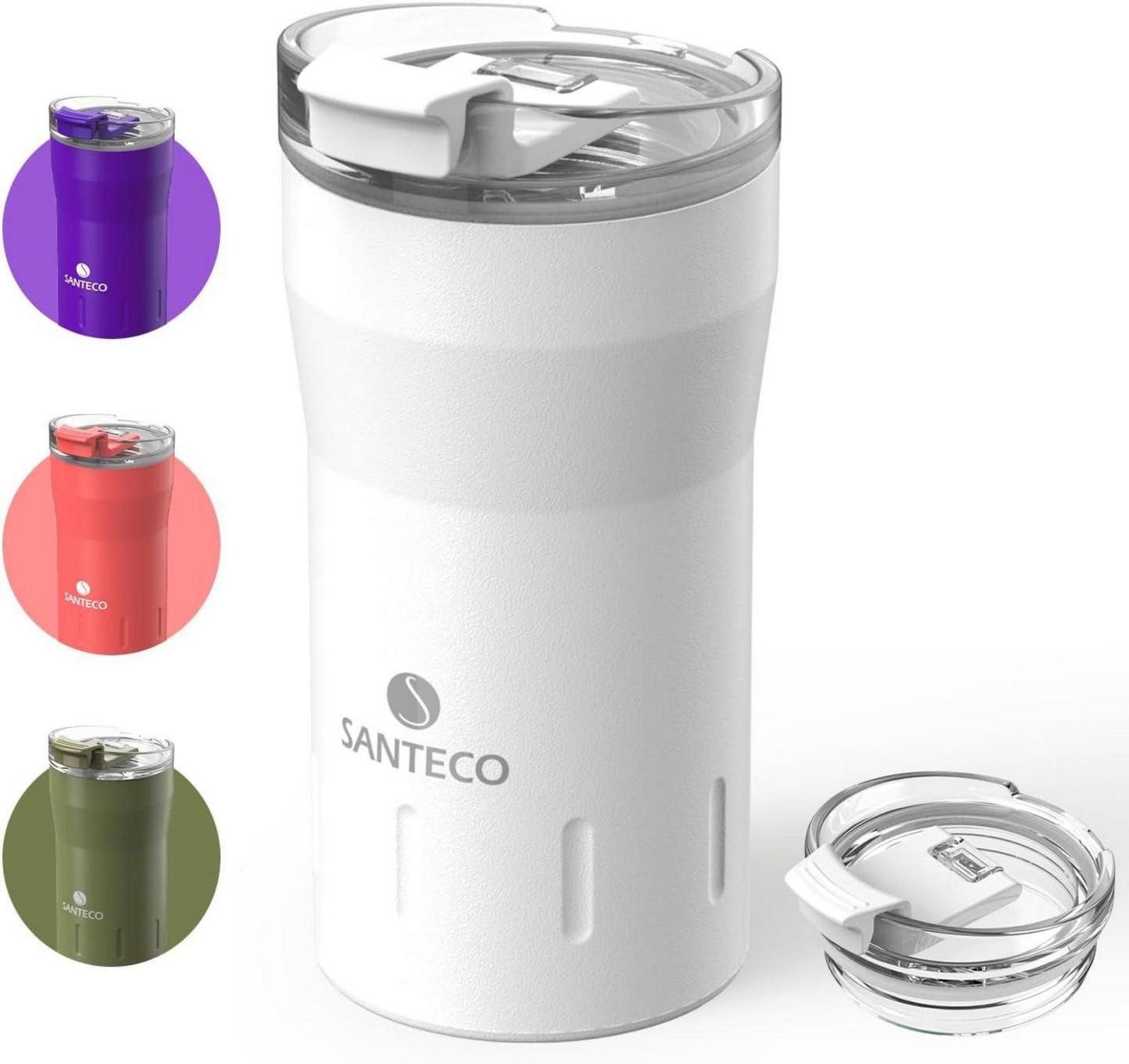 Thermobecher Thermobecher 350ml Kaffeebecher aus Edelstahl Doppelwandig isoliert 8h