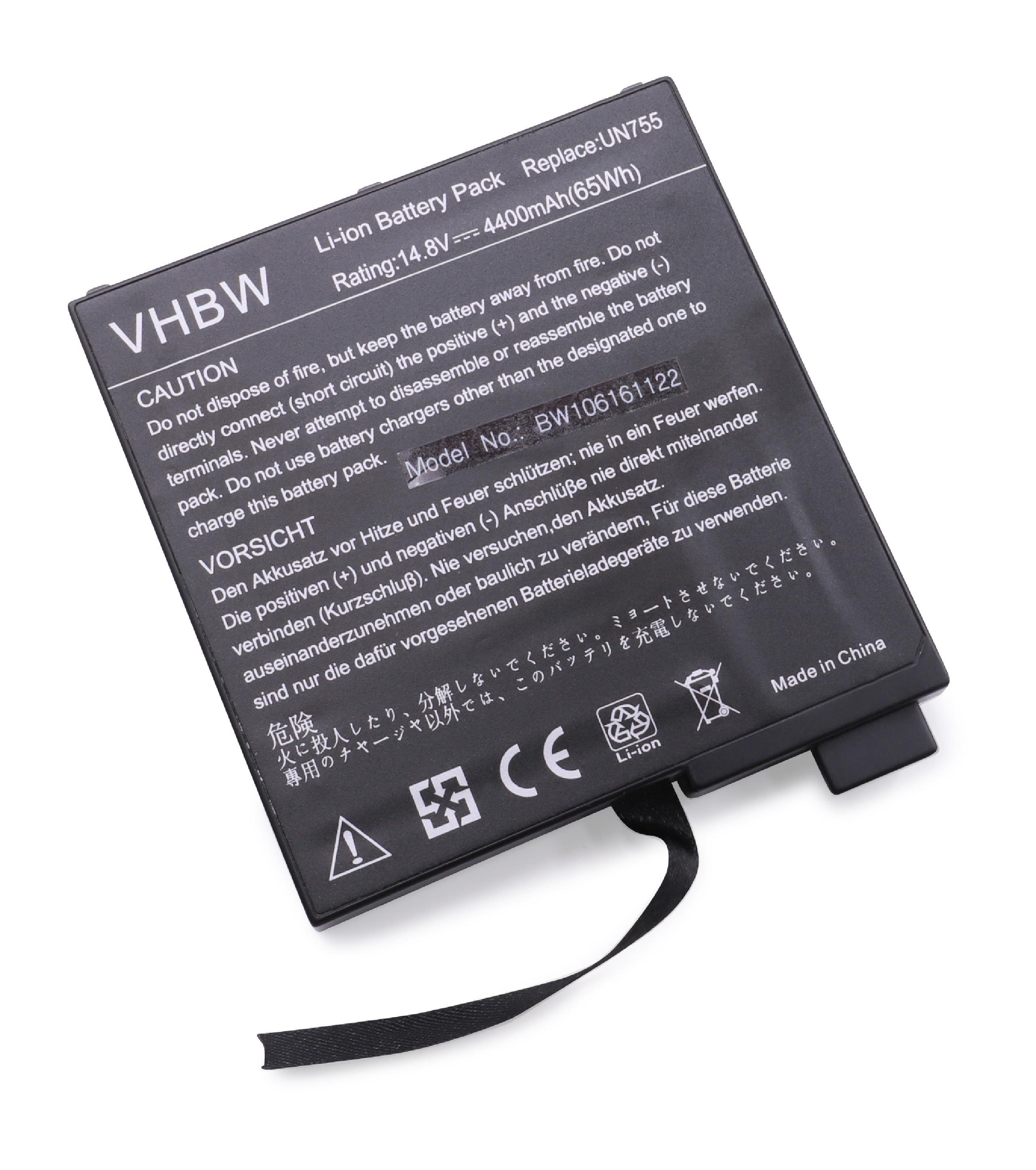 vhbw passend für Mecer PowerX N755IA, N755II Notebook / Netbook (4400mAh, 14,8V, Li-Ion) Laptop-Akku 4400 mAh