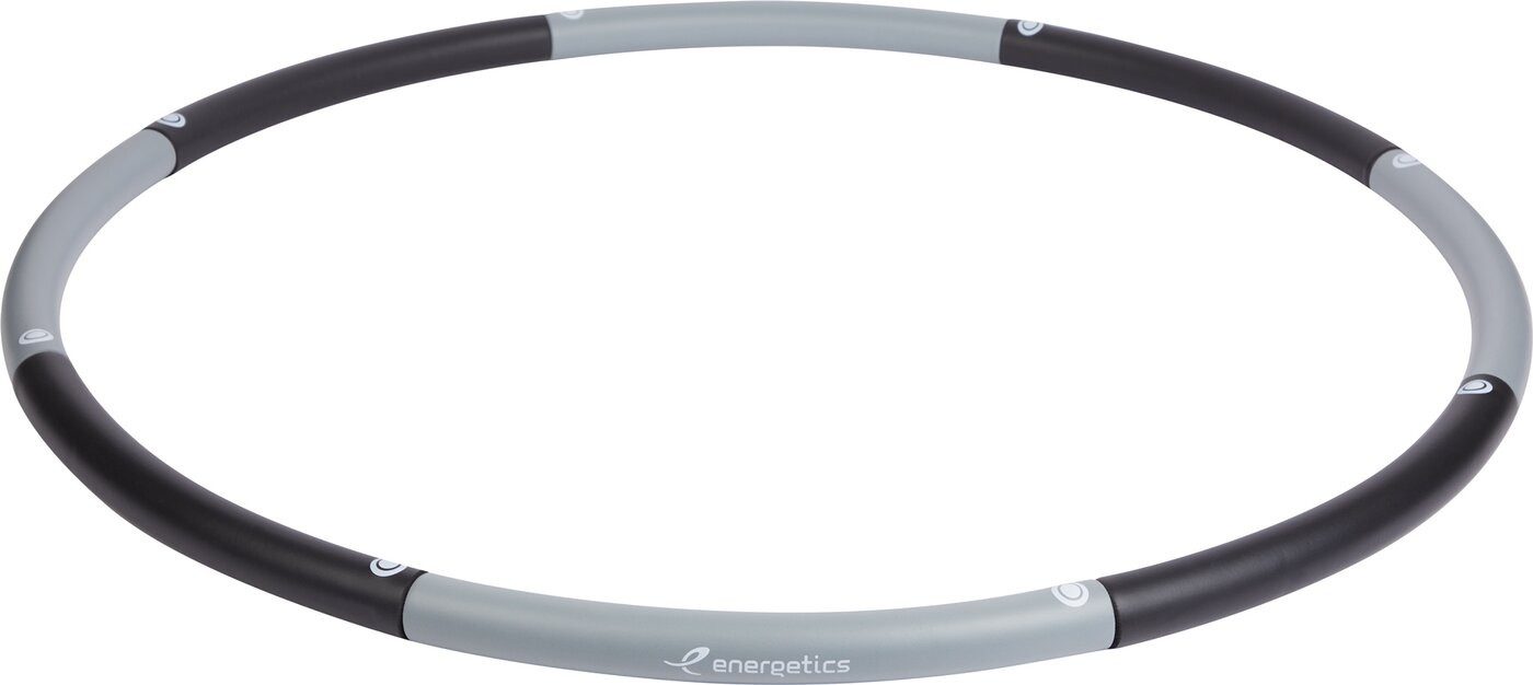 Turnring Gym-Reifen Hula Hoop Ring TRANSPARENT/BLACK