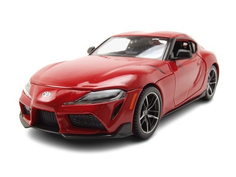 Maisto® Modellauto Toyota Supra GR rot, Maßstab 1:24