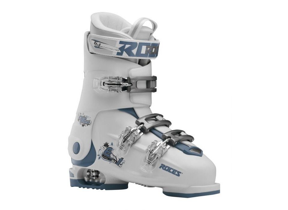 Roces IDEA FREE Skischuh white-teal 22.5-25.5 00023