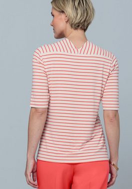 bianca Kurzarmshirt TINI mit angesagtem Ringel-Dessin in Trendfarben