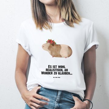 Mr. & Mrs. Panda T-Shirt Meerschweinchen weise - Weiß - Geschenk, Damen, Tiere, Tiermotive, Lu (1-tlg)