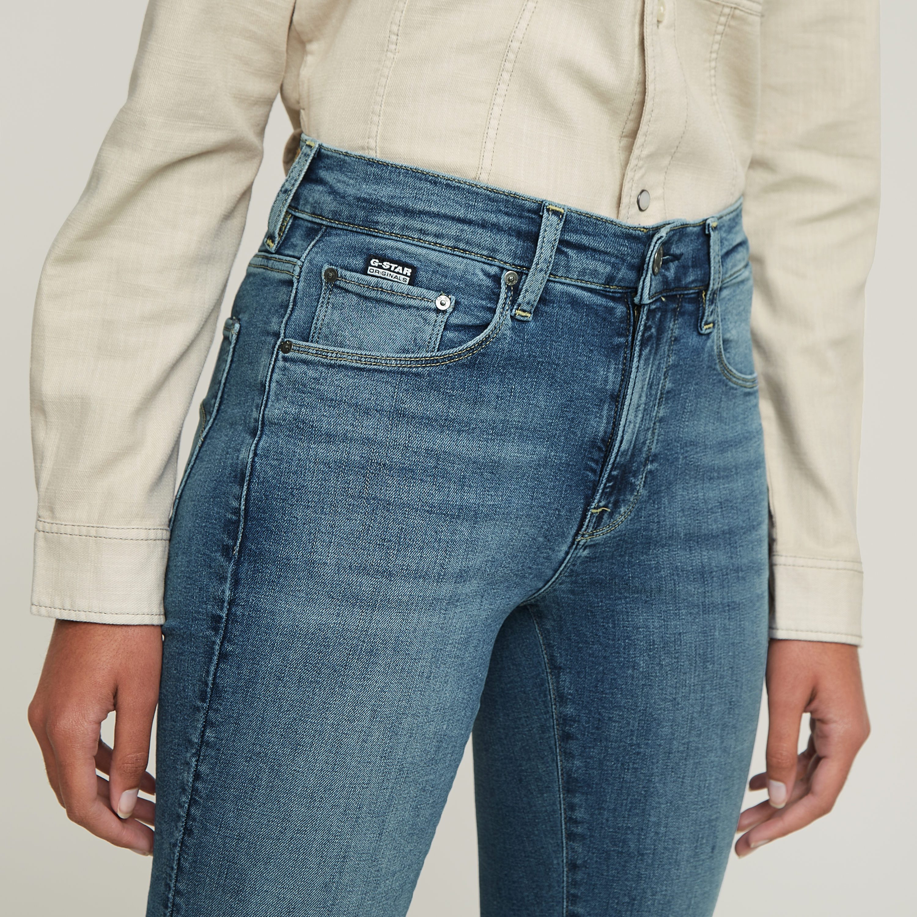 G-STAR Bootcut-Jeans 3301 Flare Wmn aus Stretch-Denim – Bild 3 von 5