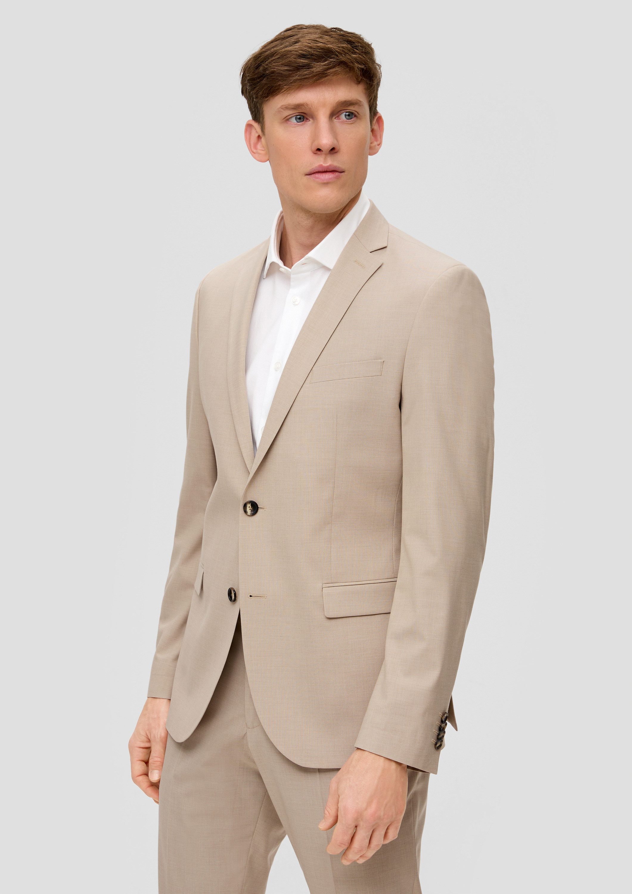 s.Oliver Sakko Indoor-Sakko S.OPURE s.O PURE: Anzugsakko mit feiner Webstruktur