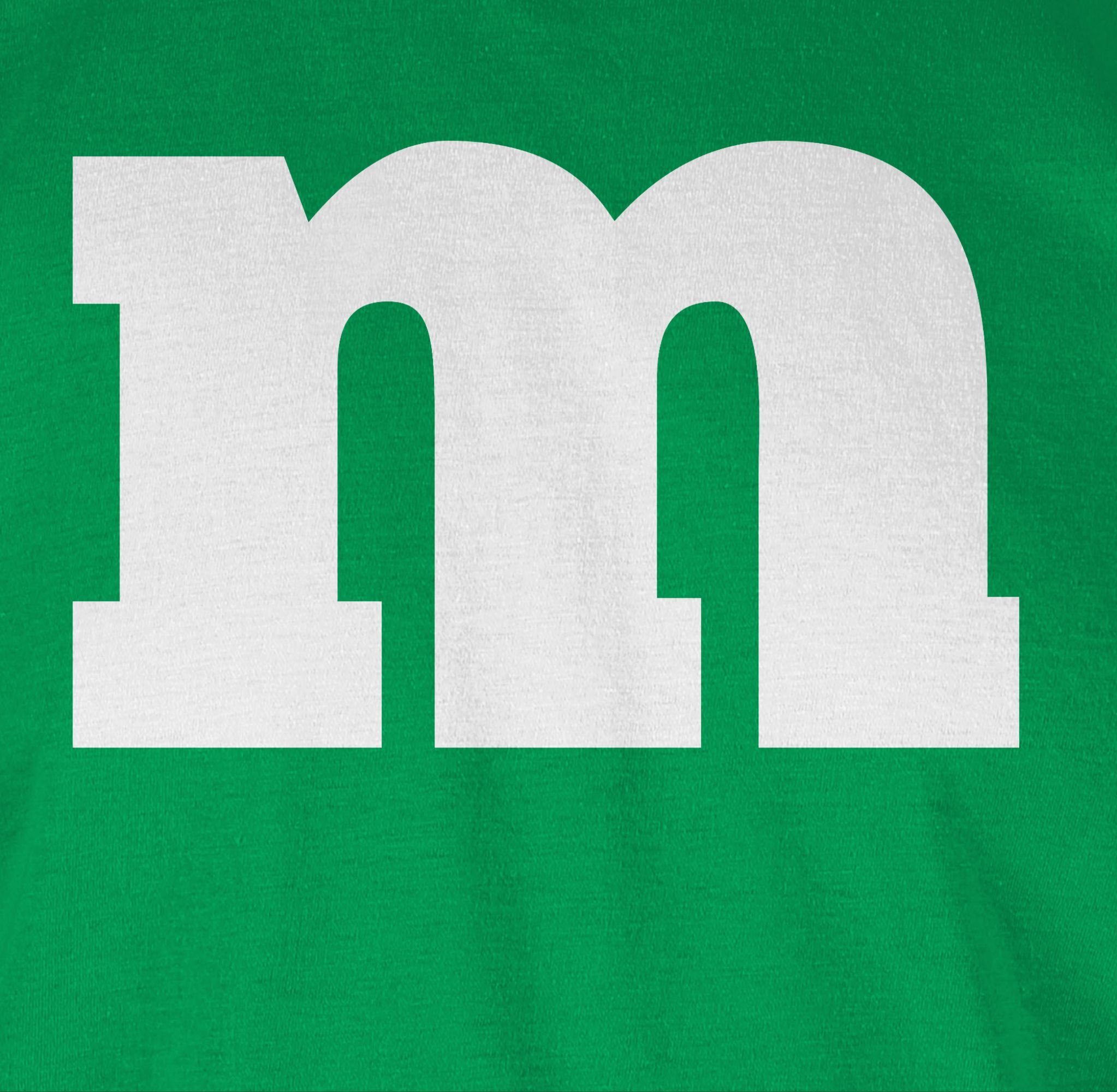 03 Karneval T-Shirt & Grün Fasching M Shirtracer Aufdruck