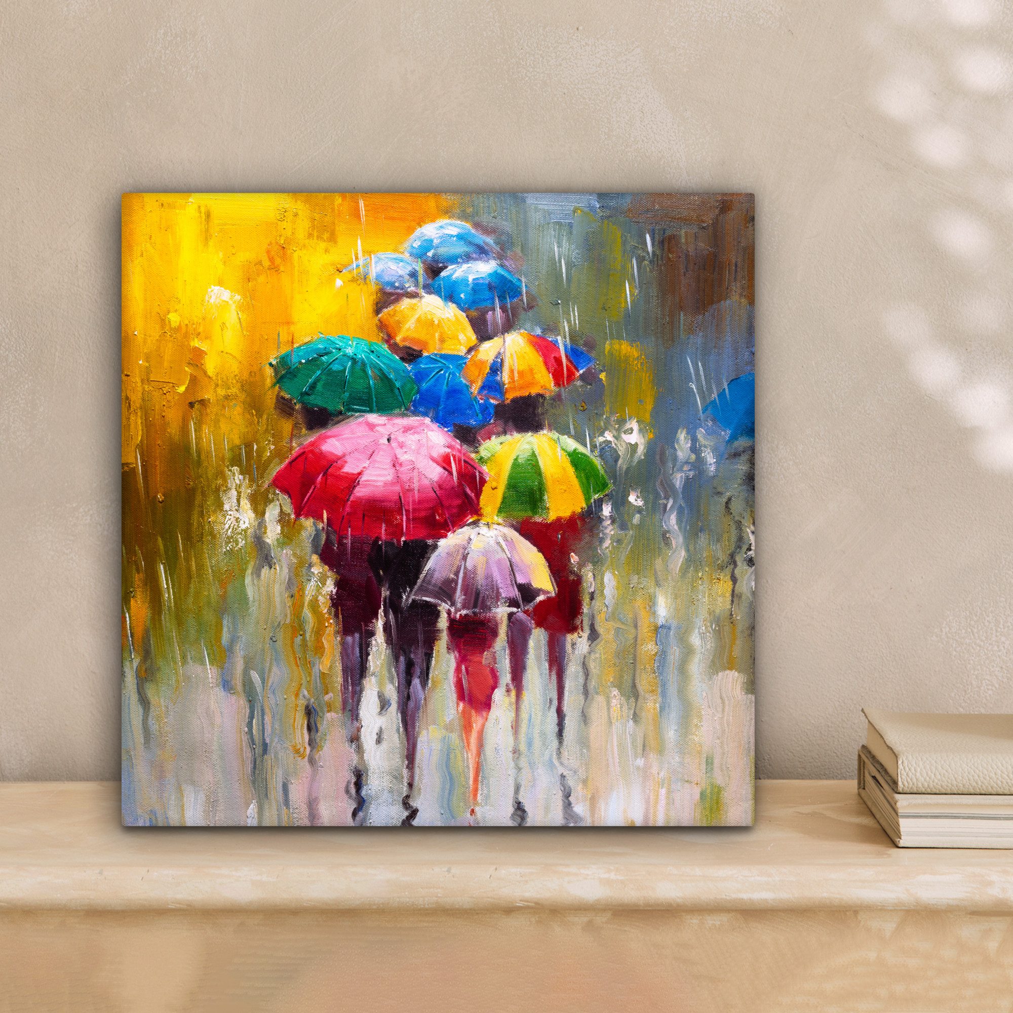 OneMillionCanvasses® Leinwandbild Kunstdrucke - Regenschirm - günstig online kaufen