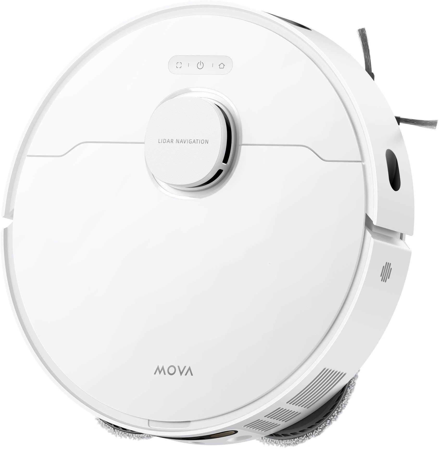 Mova Nass-Trocken-Saugroboter E40 Ultra mit Wischfunktion, 600 W, mit Beutel, 75 Tage saugen ohne Aufwand, Teppicherkennung, 19.000Pa Saugkraft