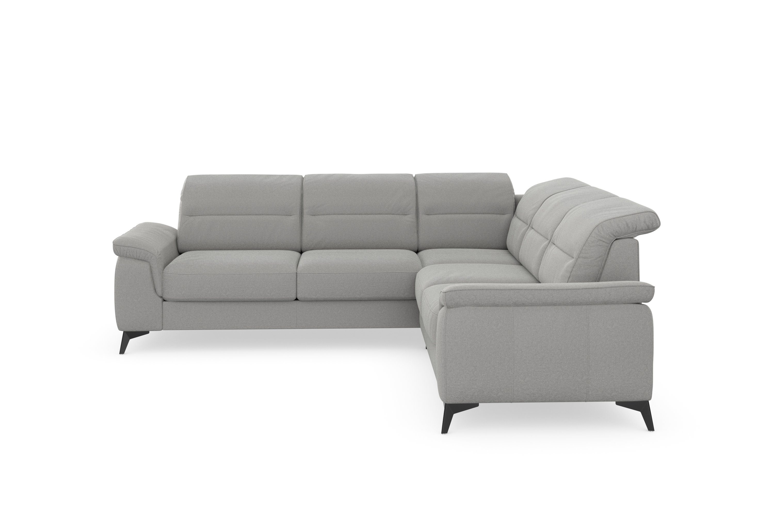 sit&more Ecksofa Sinatra, optinal mit Metallfüße Kopfteilverstellung Armteilfunktion, und