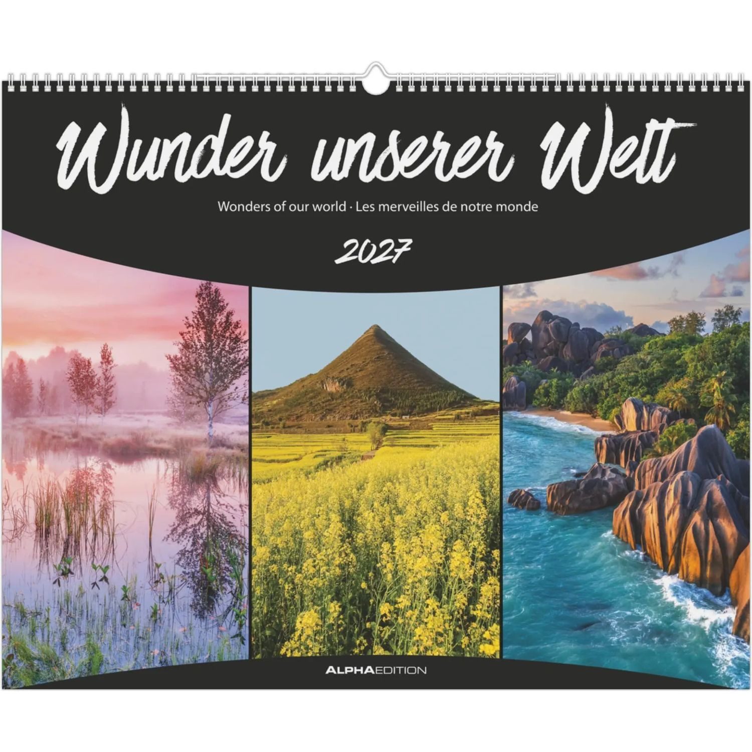 NEUMANN Wandkalender Wunder unserer Welt 2027