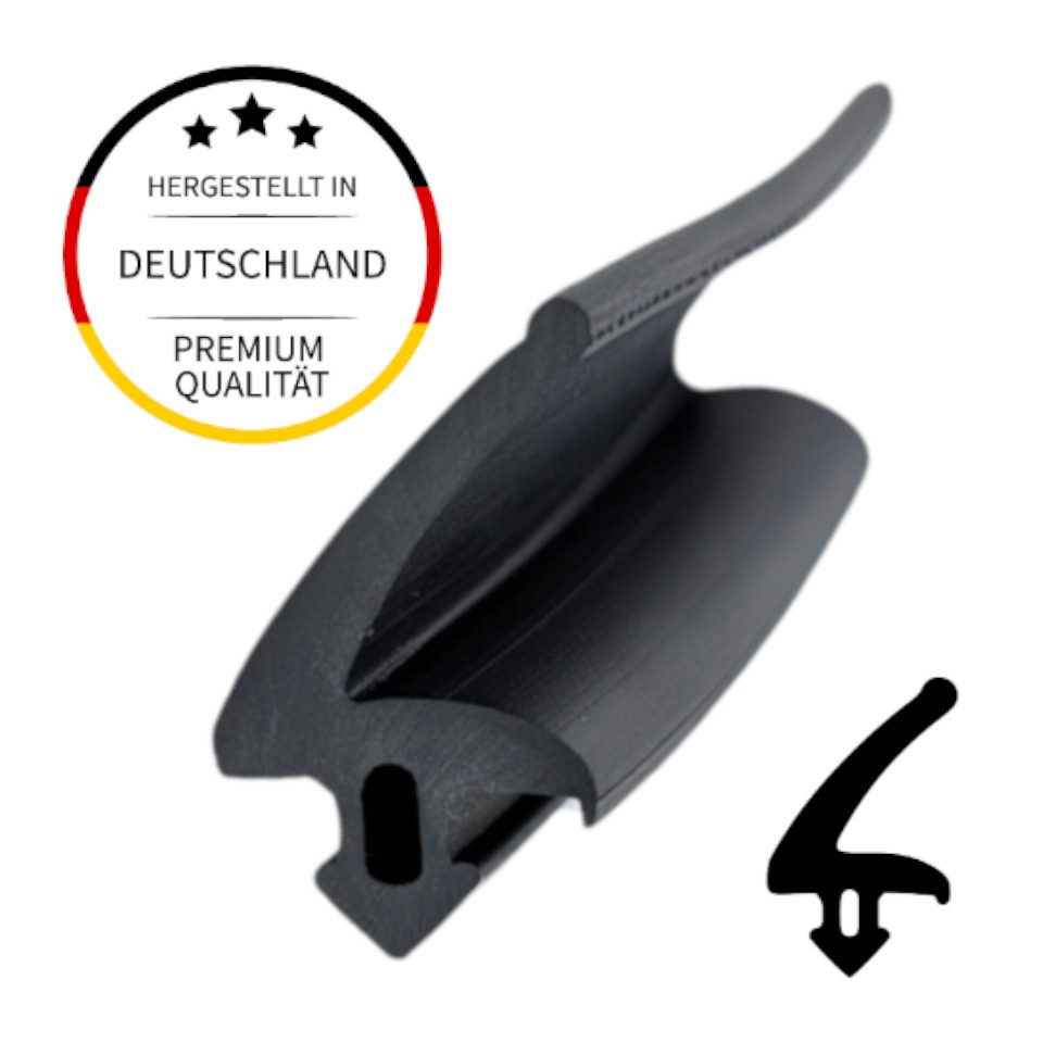 Einfach Dichtungen Dichtband Rahmendichtung I 5m I Farbe Schwarz