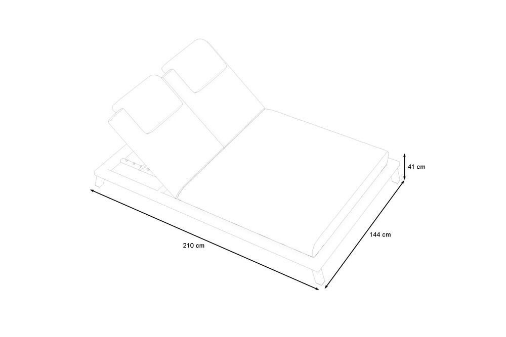 OUTFLEXX Gartenliege Blain