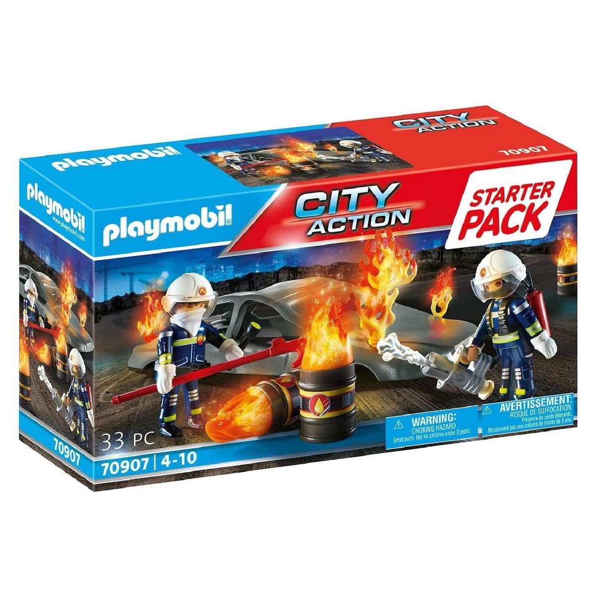 Playmobil® Spielwelt PLAYMOBIL® 70907 - City Action - Starter Pack Feuerwehrübung