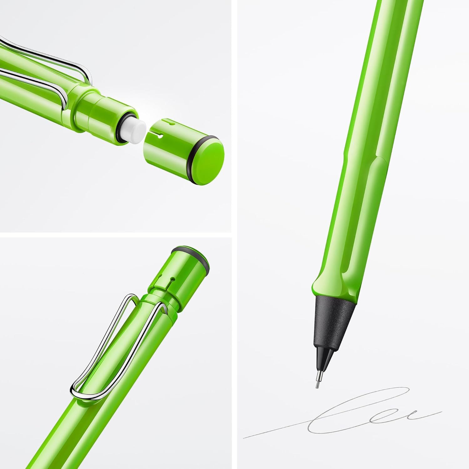 LAMY Druckbleistift LAMY Druckbleistift Safari GRÜN mit Mine 0,5mm und Radiergummi