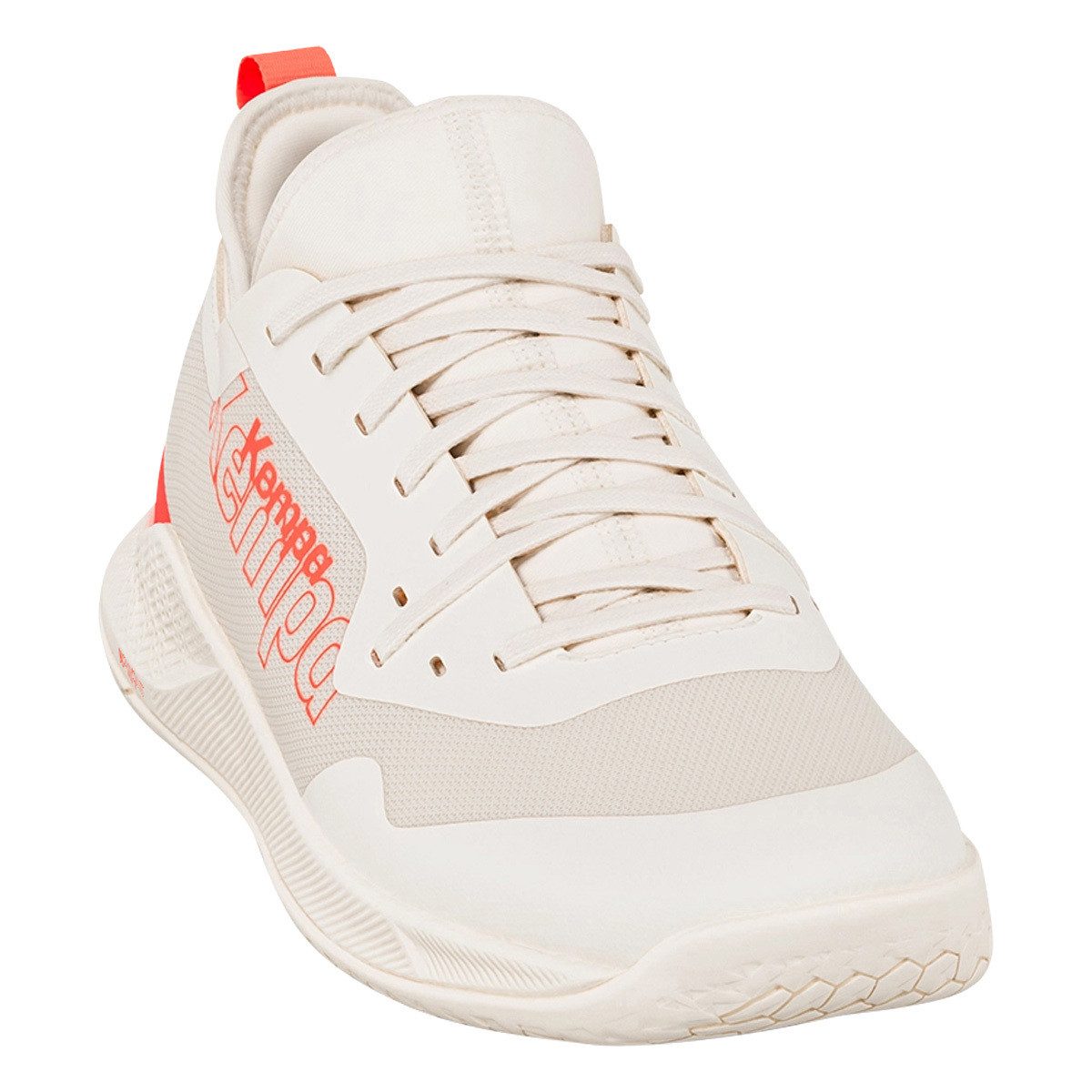 beige/fluo rot