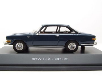 Schuco Modellauto BMW Glas 3000 V8 1966 blau Modellauto 1:43 Schuco, Maßstab 1:43