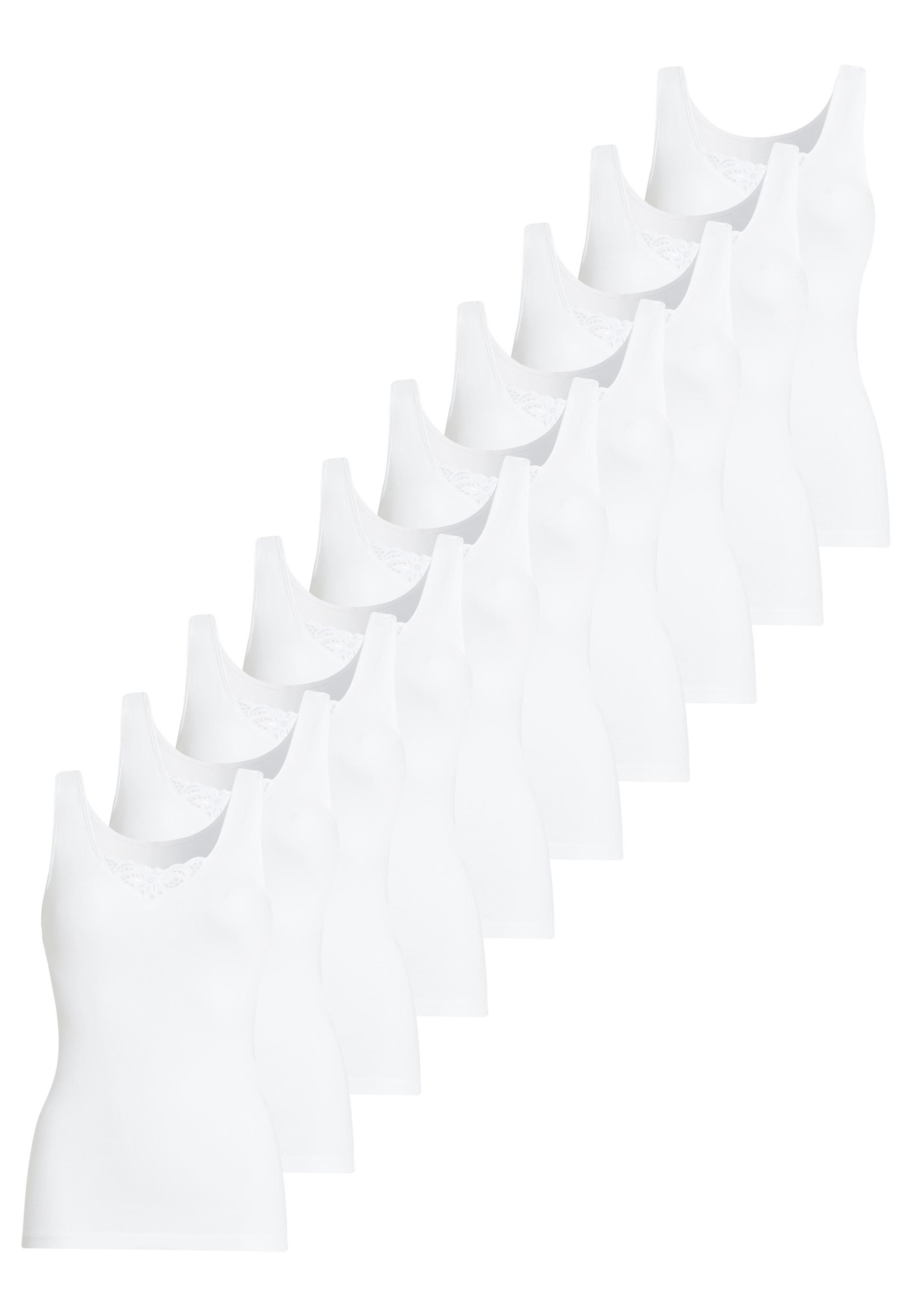 conta Unterhemd 10er Pack Basic (Spar-Set, 10-St) Unterhemd / Top - Baumwolle - Atmungsaktiv