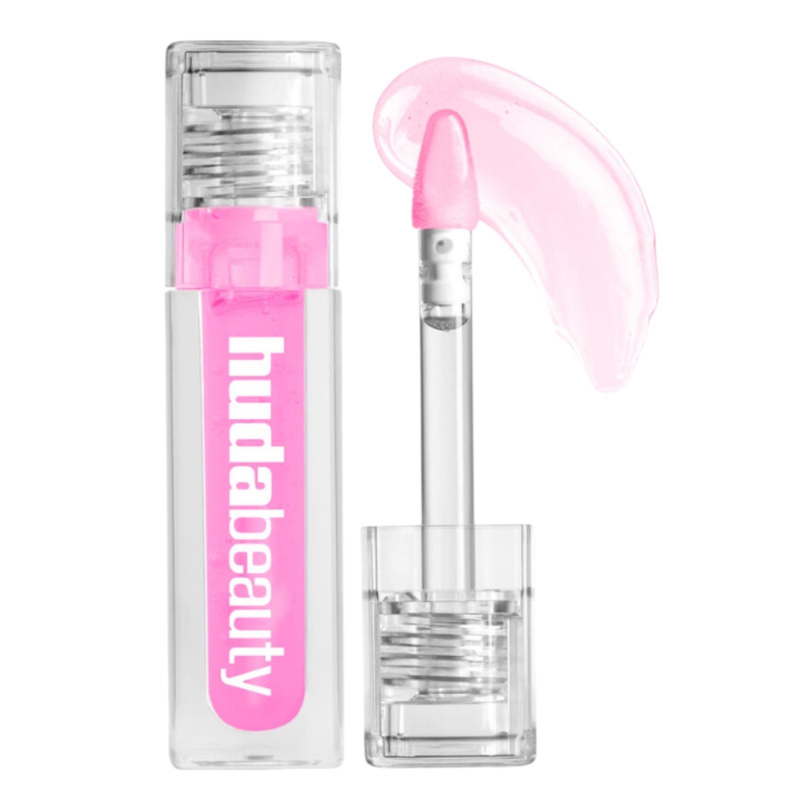 Huda Beauty Lippenöl Faux Filler Jelly Oil, Juicy Pink Lady / Peach / Goji