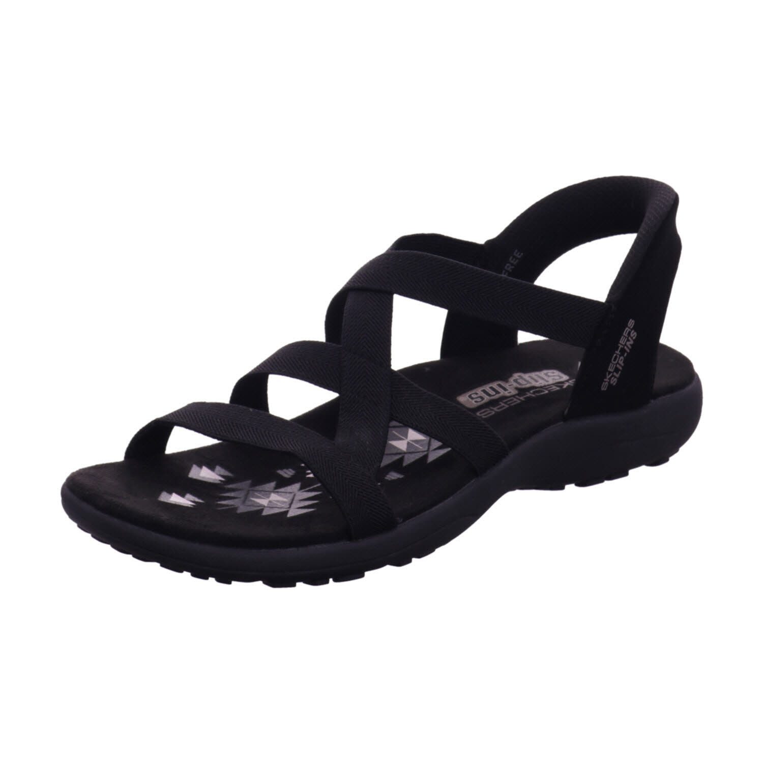 Skechers REGGAE SLIM-STRETCH FLEX Sandale, Flats, günstig online kaufen