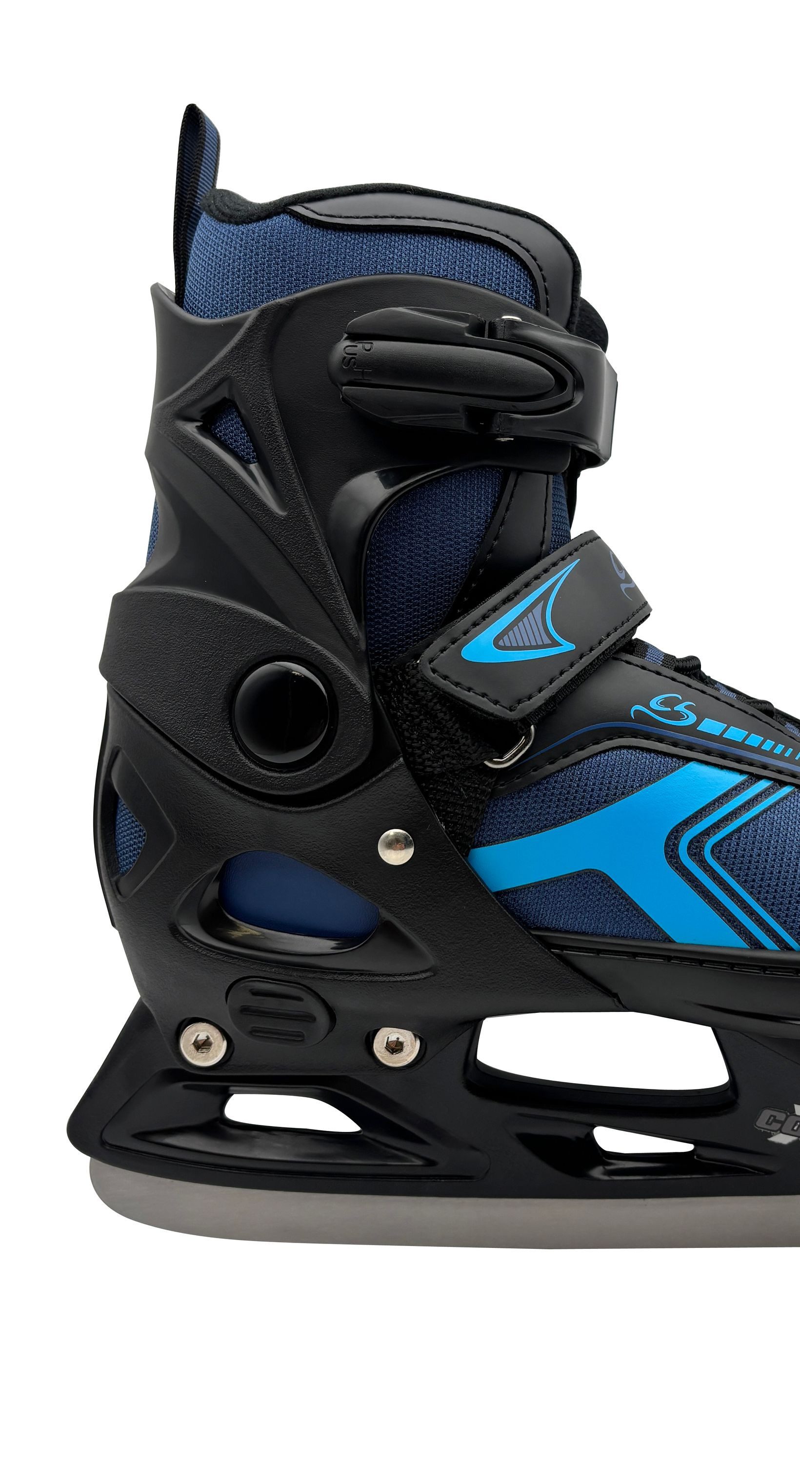 Cox Swain Schlittschuhe POLAR – größenverstellbar, Softboot – Blue – M (37-40), Verstellbare Schlittschuhe mit Edelstahlkufen – Bild 5 von 5