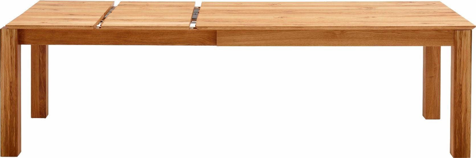 Relita Family dining table, with extension function, oiled oak, solid