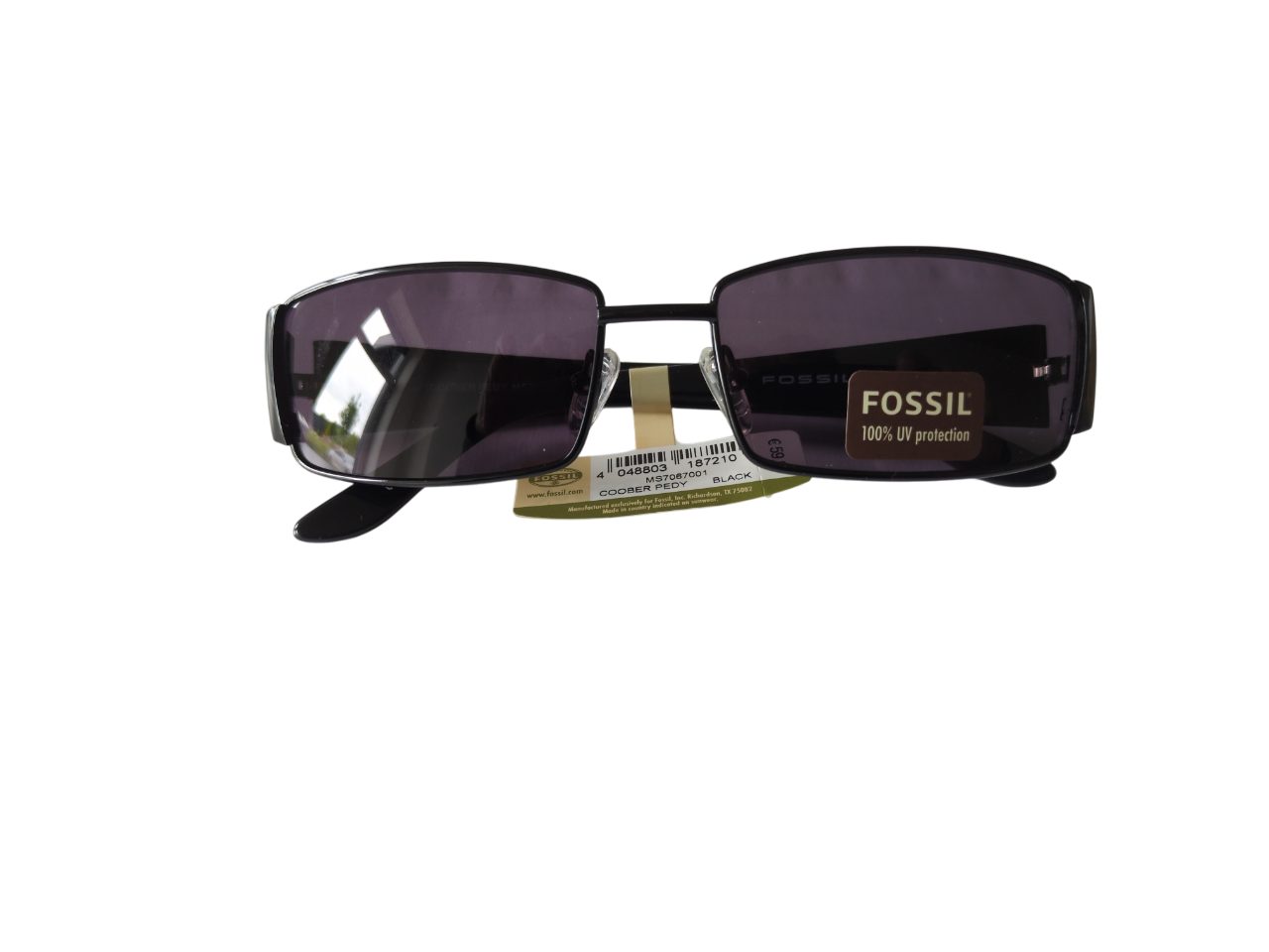 Fossil Sonnenbrille Kunststoff Metall Schwarz MS7067001 günstig online kaufen