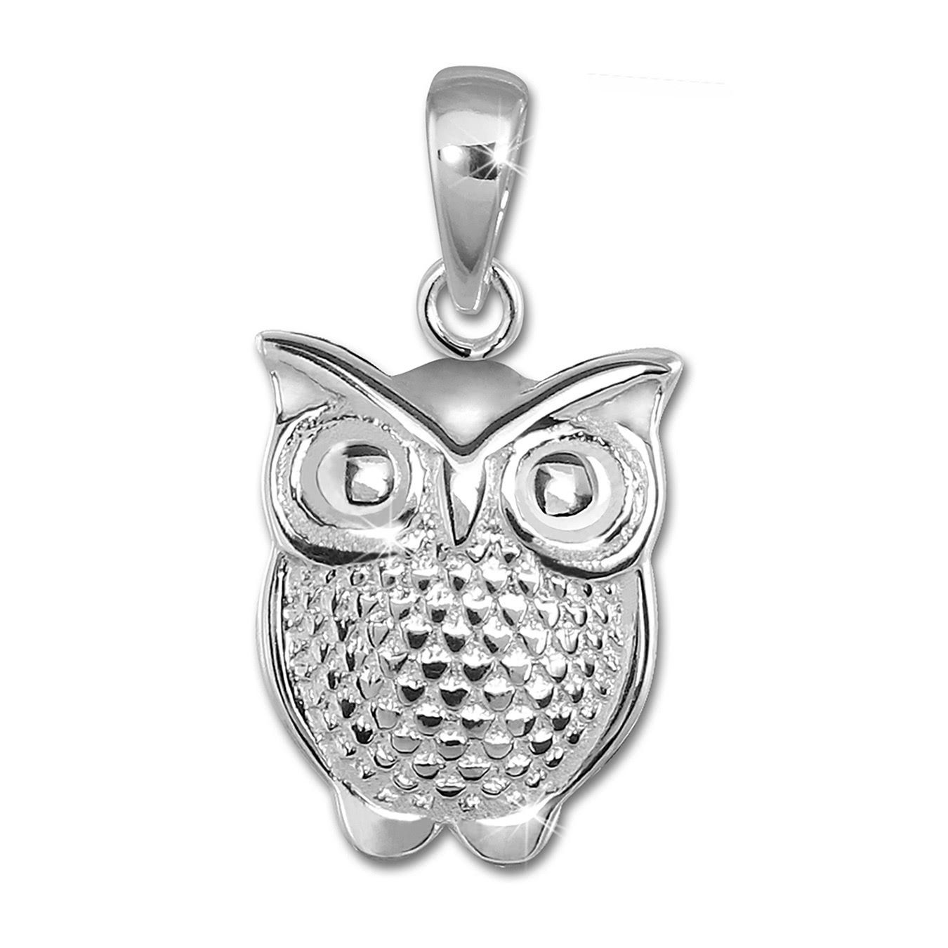 Teenie-Weenie Kettenanhänger Teenie-Weenie Ketten Anhänger Eule SD 925er Sterli (Kettenanhänger), Kettenanhänger (Eule) 925 Sterling Silber, silber ca. 2,1cm