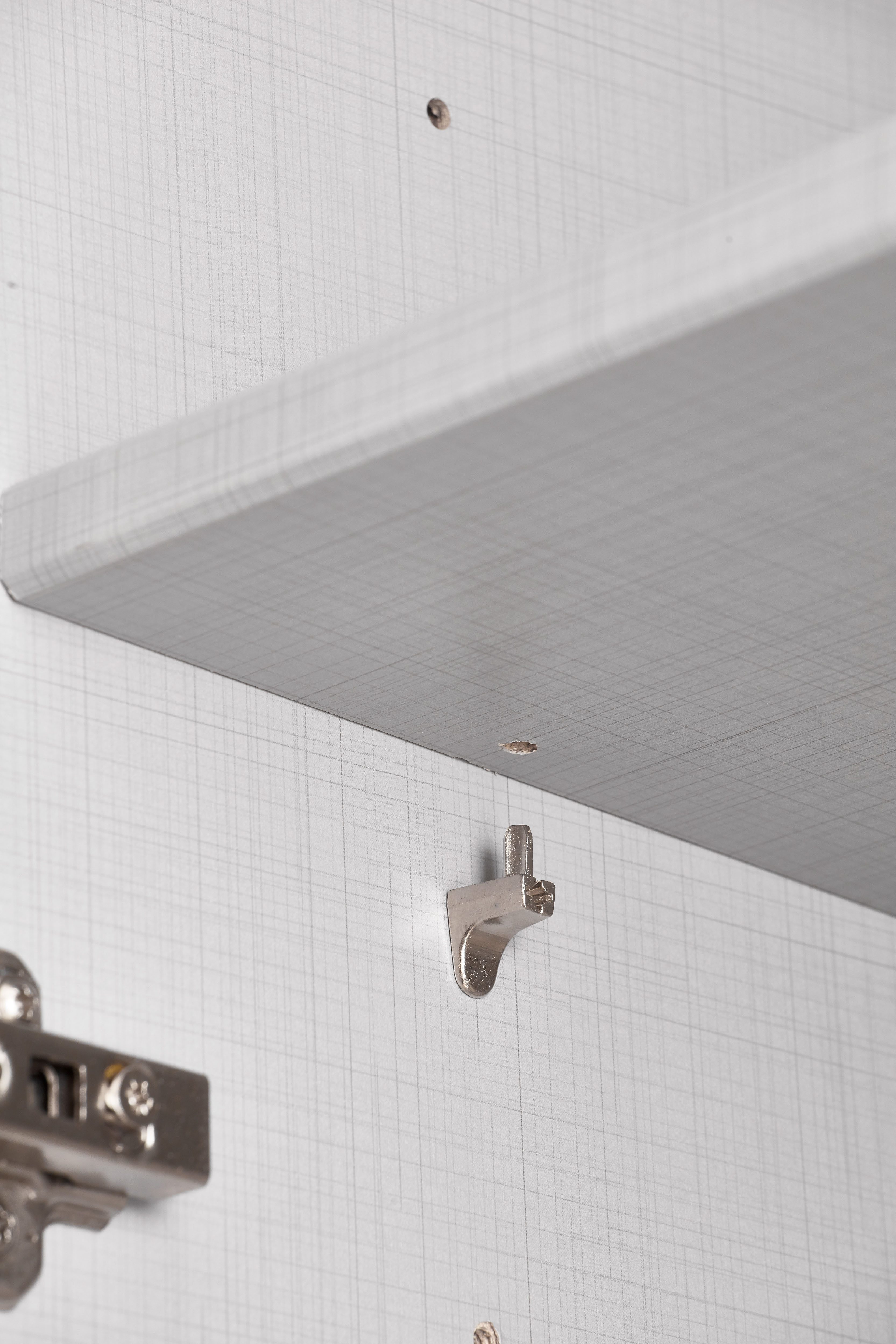 Wimex Wäscheschrank Easy Plus Kleiderschrank Garderobe 2 Schubladen, 81 oder 130cm breit in verschiedenen Farben, moderne Optik mit schwarzen Metallgriffen – Bild 3 von 5