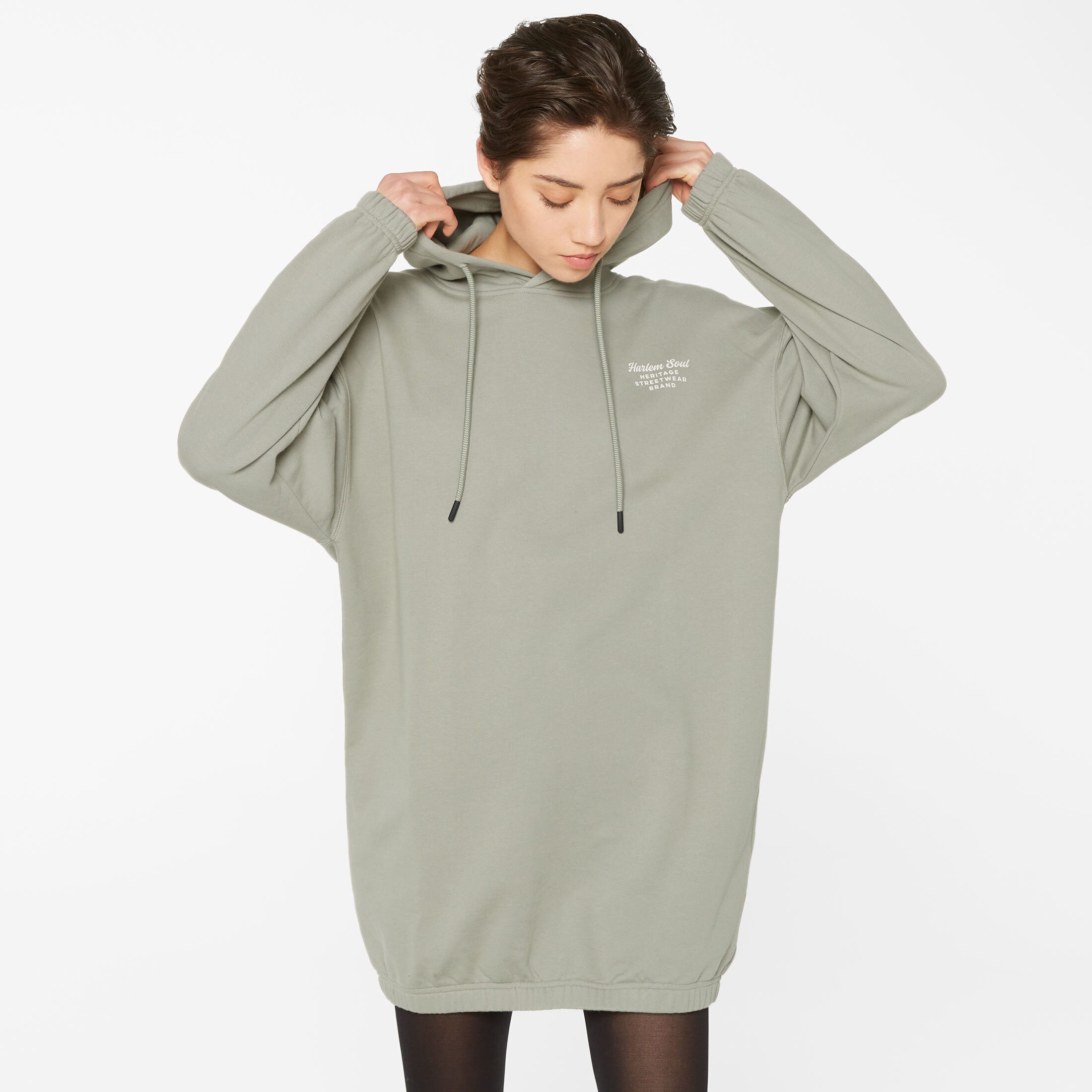 Harlem Soul Sweatkleid aus Baumwolle günstig online kaufen