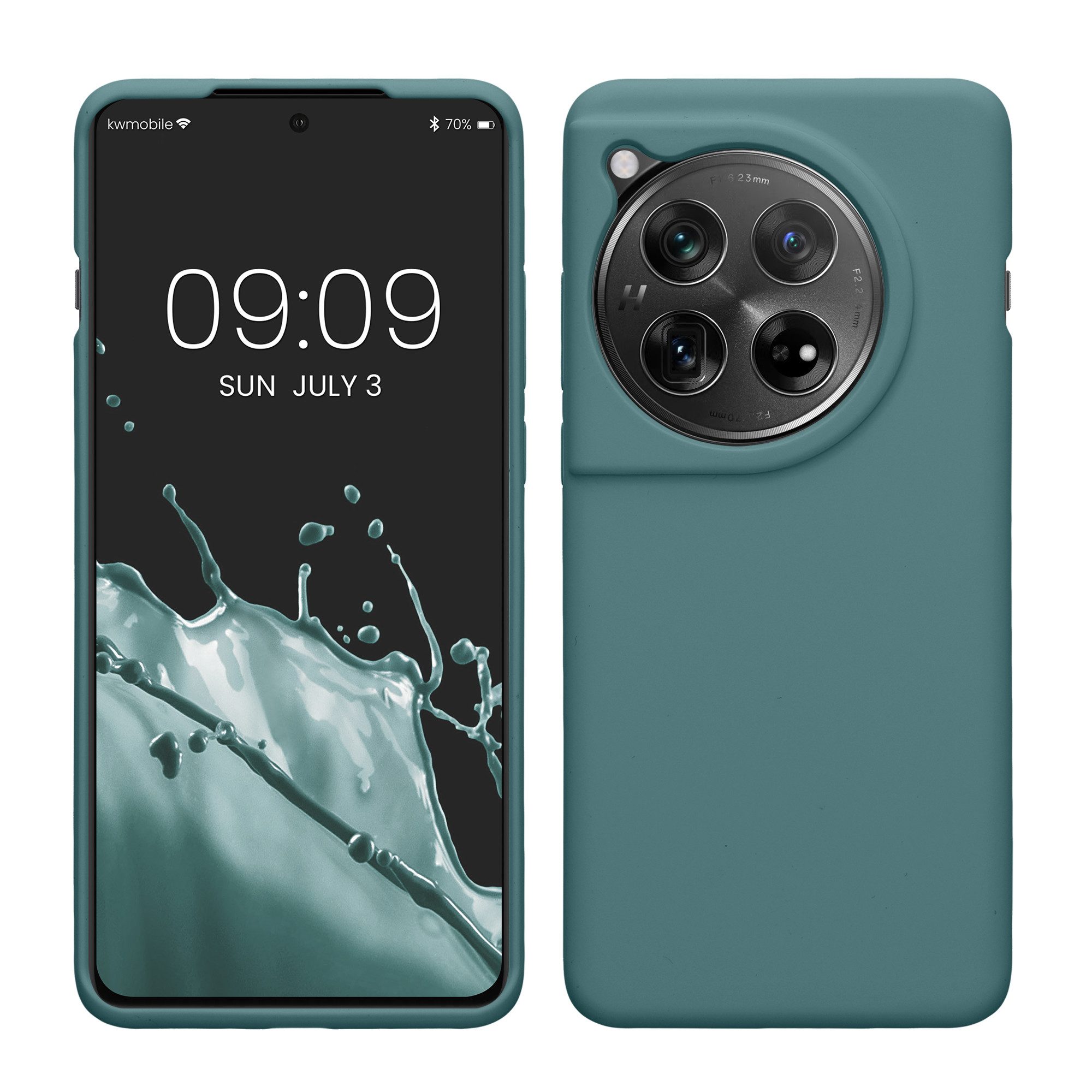 kwmobile Handyhülle Handyhülle für OnePlus 12 Hülle, Weiches Handy Silikon Case - Schutzhülle Cover