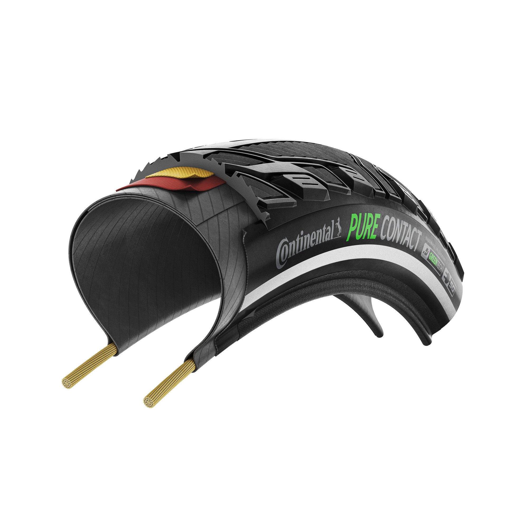 CONTINENTAL Fahrradreifen, City - Fahrradreifen Pure Contact 28x1.50" 40-622