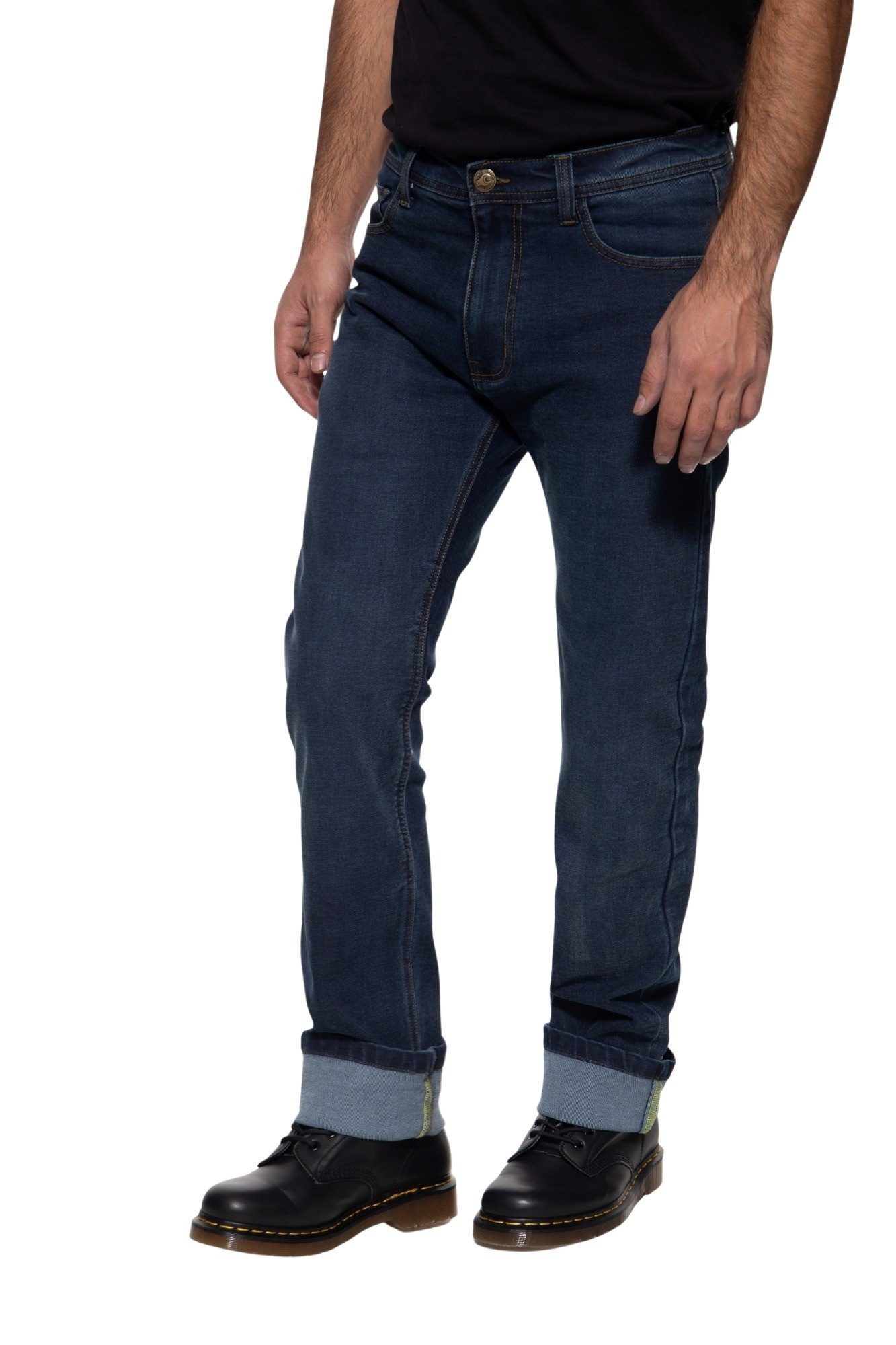KingKerosin Gerade Jeans Kustombuilt - Motor Gear im 5-Pocket Look