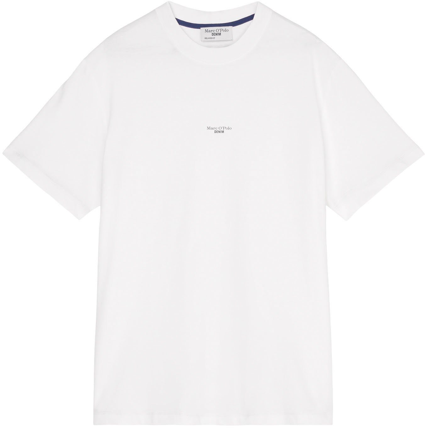 Marc O'Polo DENIM T-Shirt mit Labeling vorne mittig günstig online kaufen