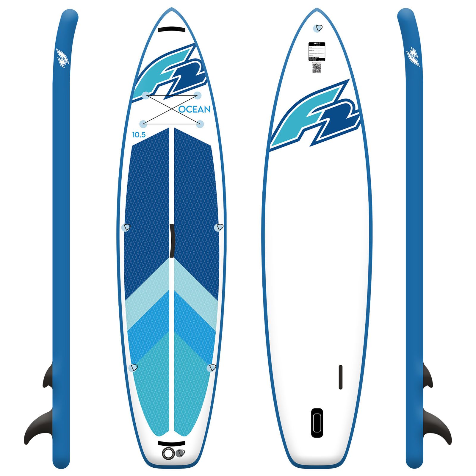 SUP-Board F2 Stand up Paddle Board OCEAN LTD SUP Board Only 11,5 Blau 2024/202