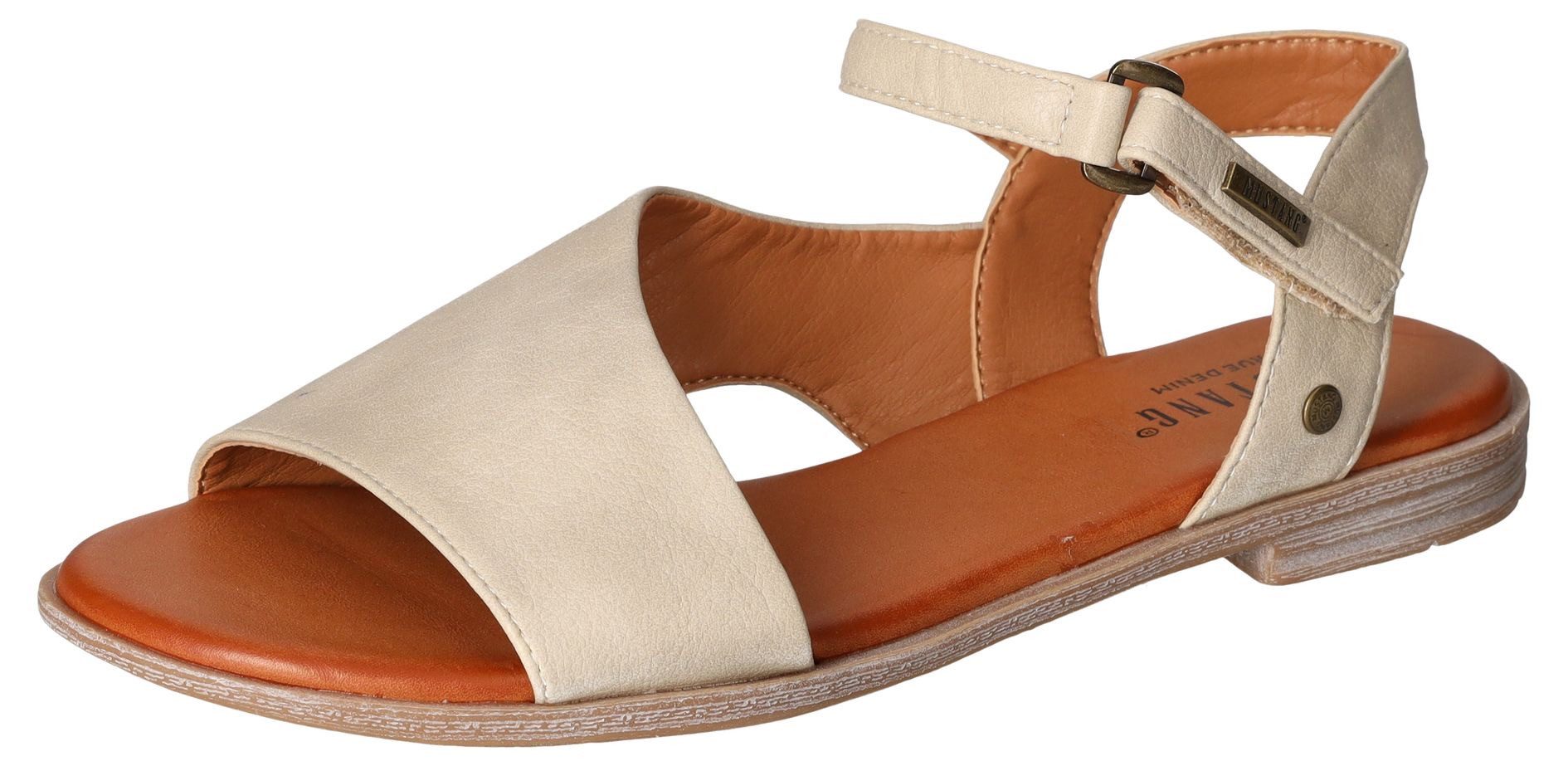Mustang Shoes Sandale, Sommerschuh, Sandalette, Riemchensandale in asymmetr günstig online kaufen