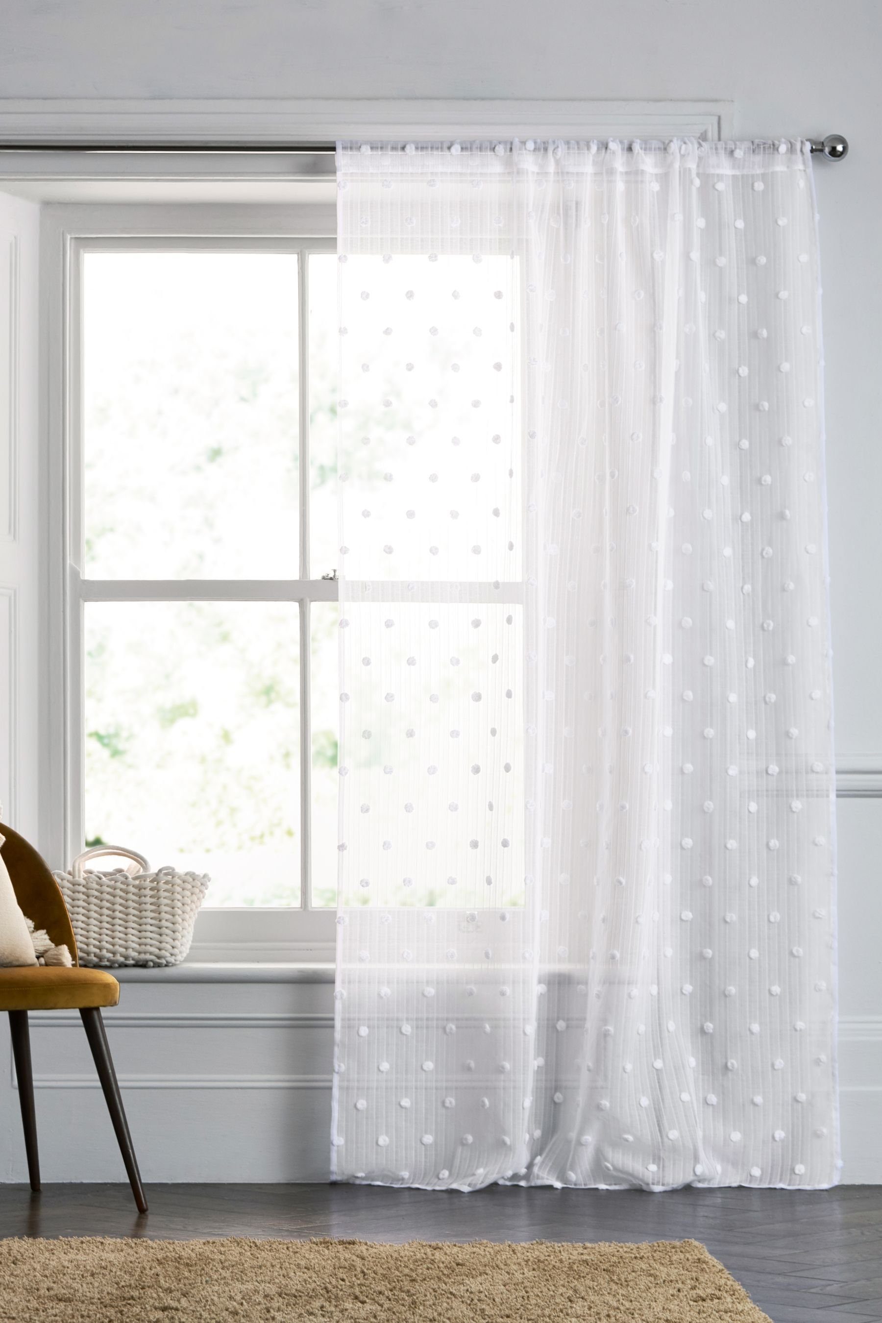 Next Vorhang Voile-Top mit Einsatz, (1 günstig online kaufen
