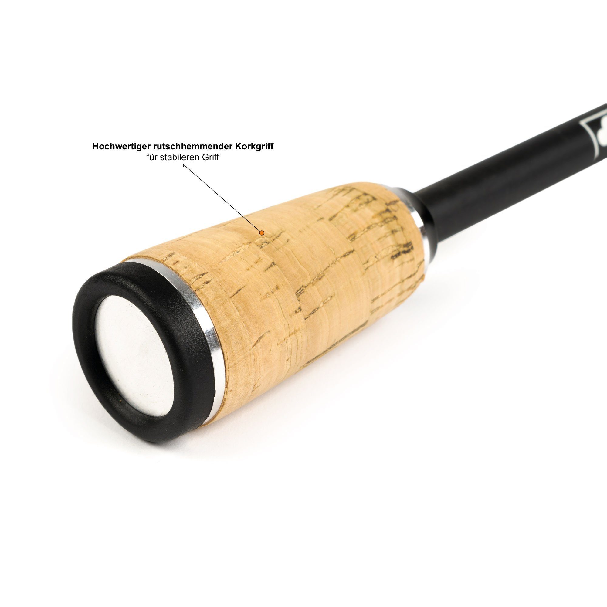 Zite Spinnrute 190cm 2-5g - Ultra Light Angelrute aus Kohlefaser - Forellenrute – Bild 5 von 5