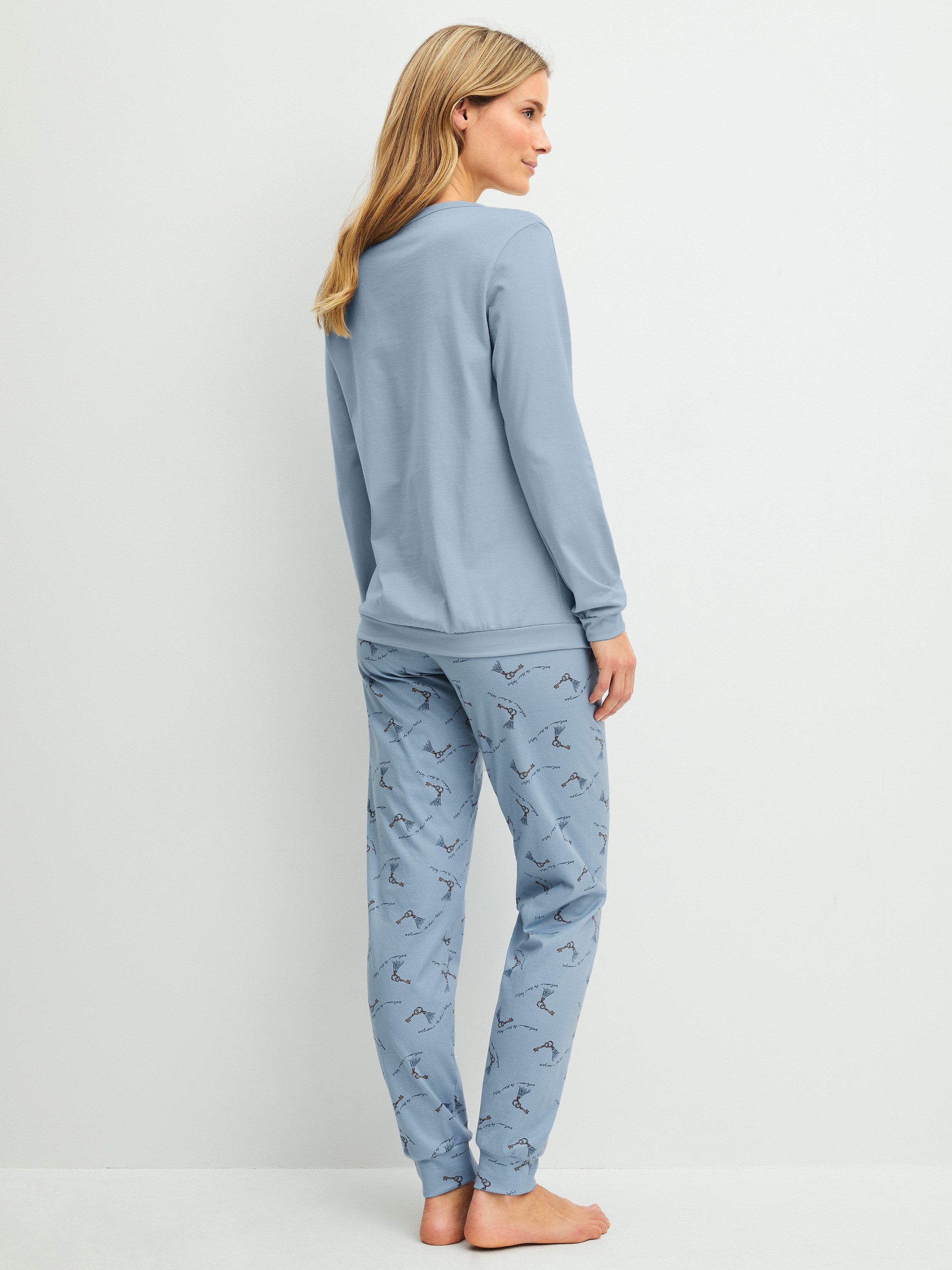 CALIDA Pyjama Hotel Nights Damen (2 tlg) weich, atmungsaktiv, elastisch