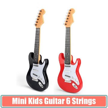 autolock E-Gitarre Elektrische Kindergitarre 6 Saiten Ukulele Gitarre Spielzeug