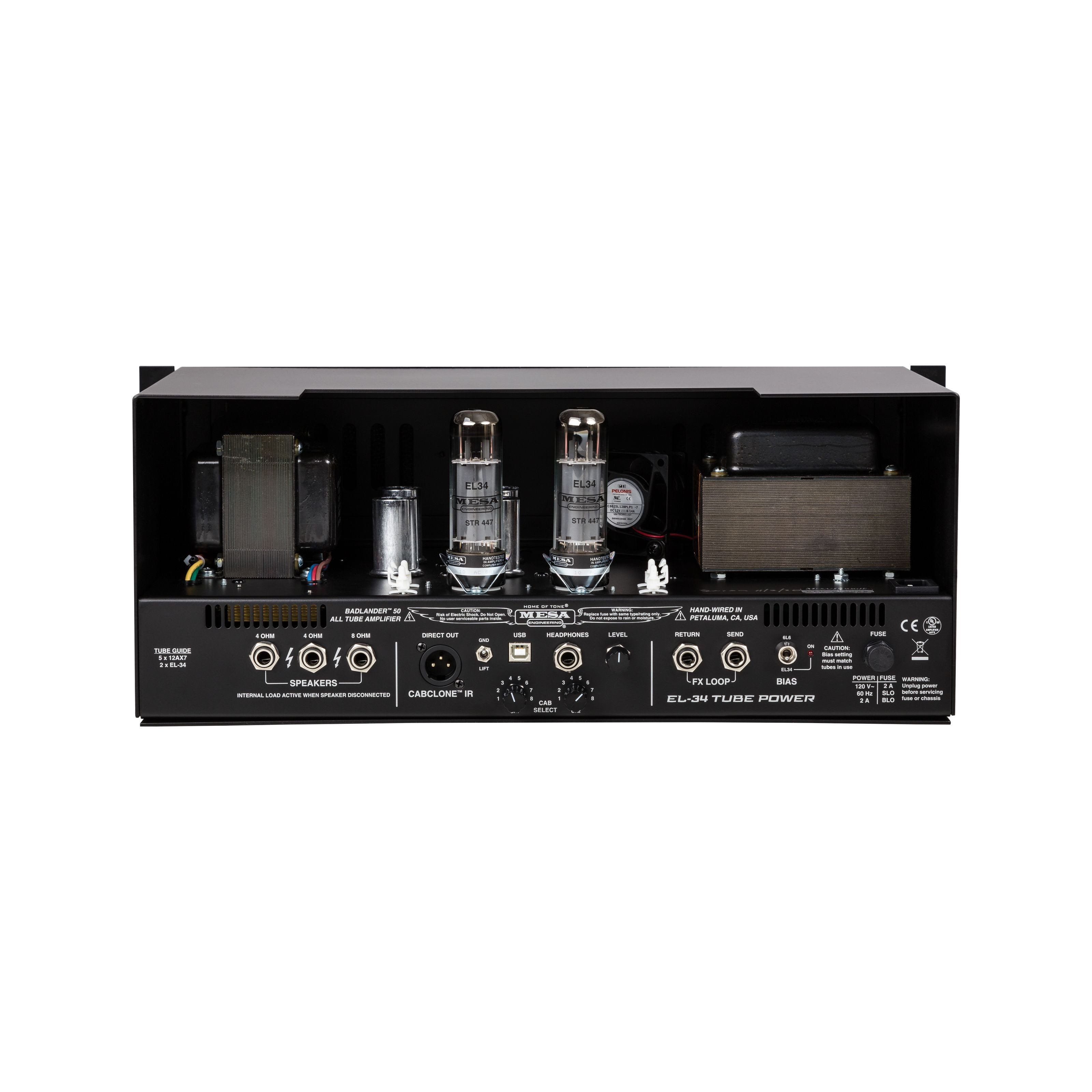 Mesa Boogie Verstärker (Badlander 50 Rackmount Head - Röhren Topteil für E-Gitarre)